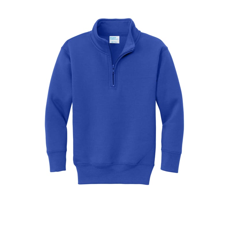 Port & Company Youth Core Fleece 1/4-Zip Pullover Sweatshirt 4