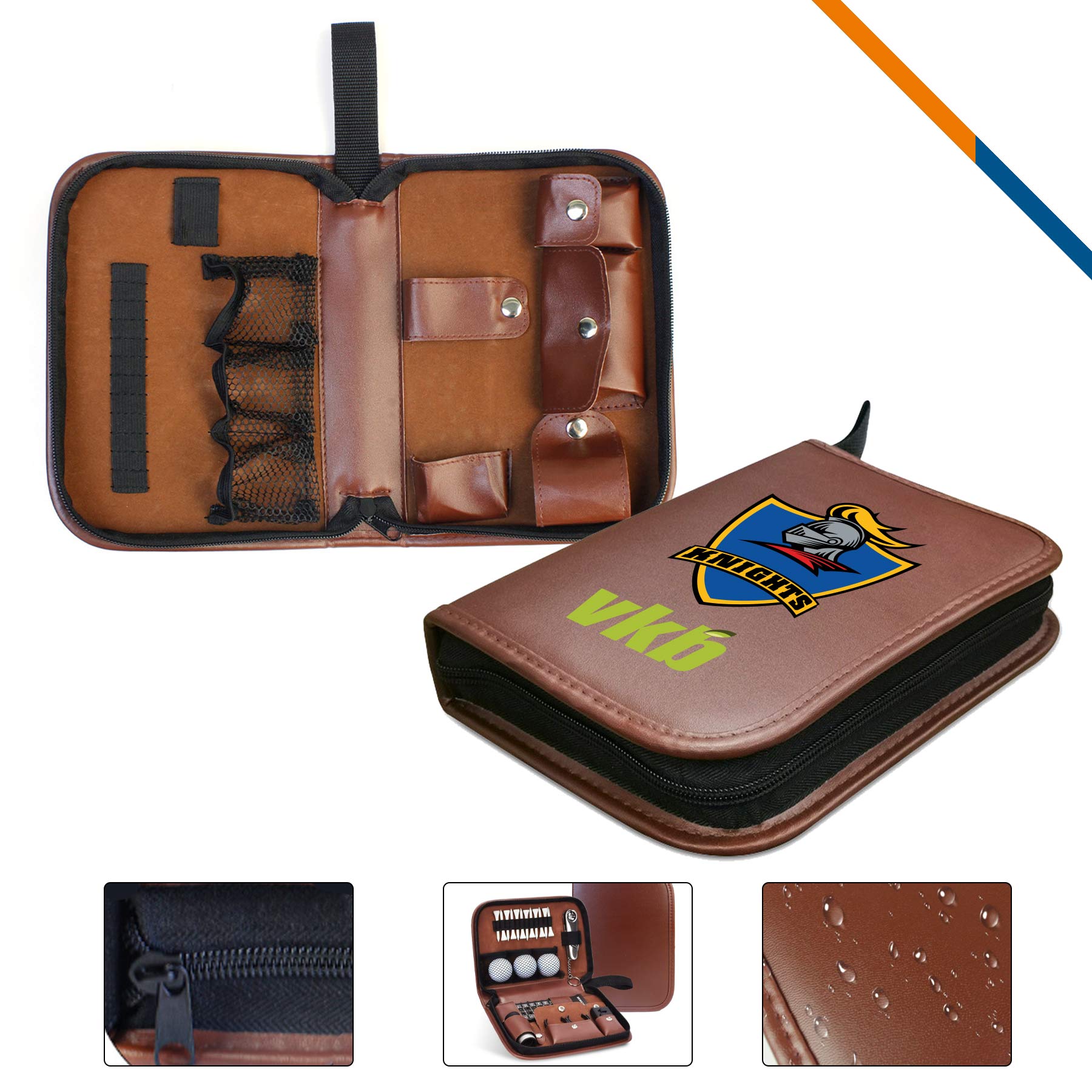 Linktote PU Leather Golf Accessory Holder 3