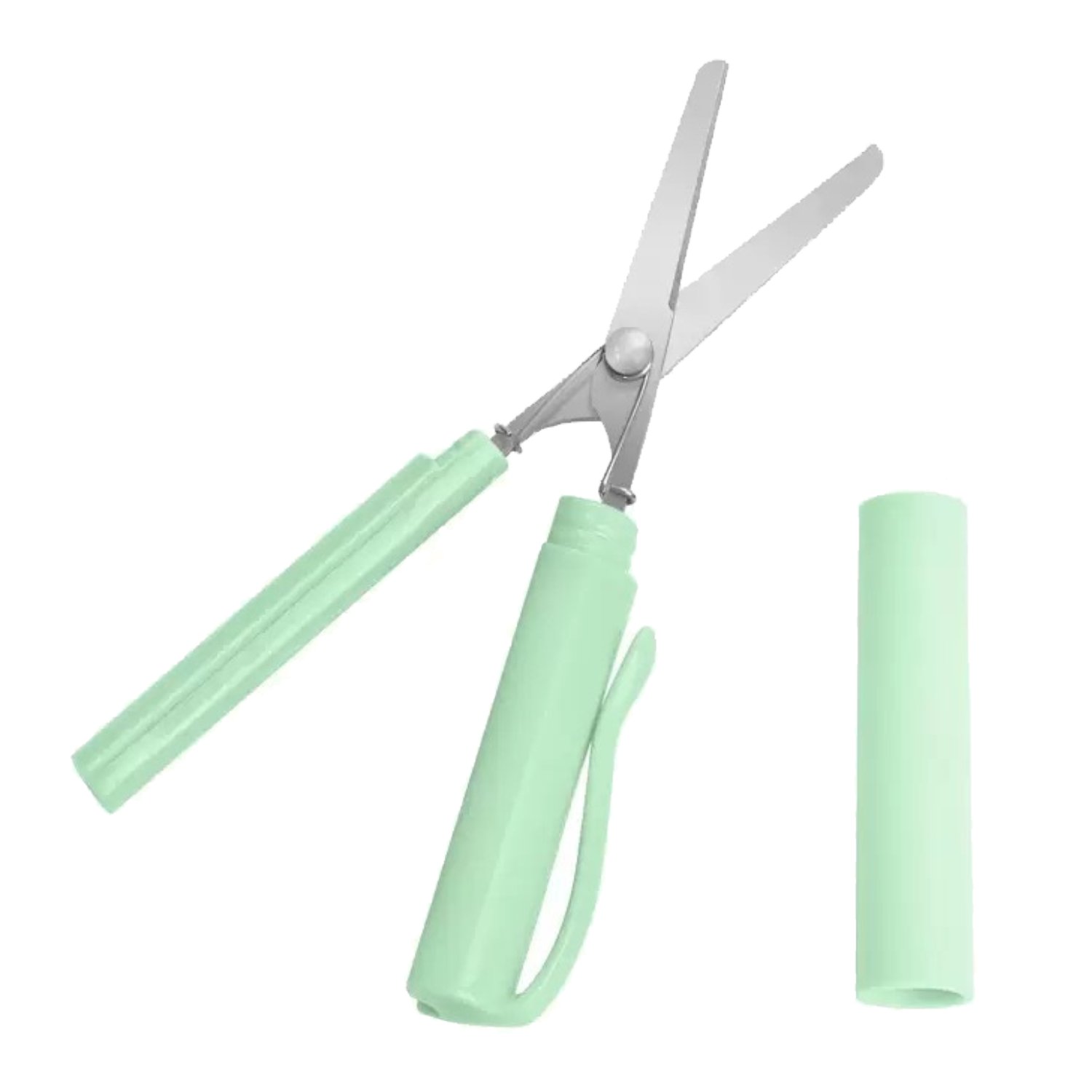 Kid's Portable Folding Pen Shape Scissors 5