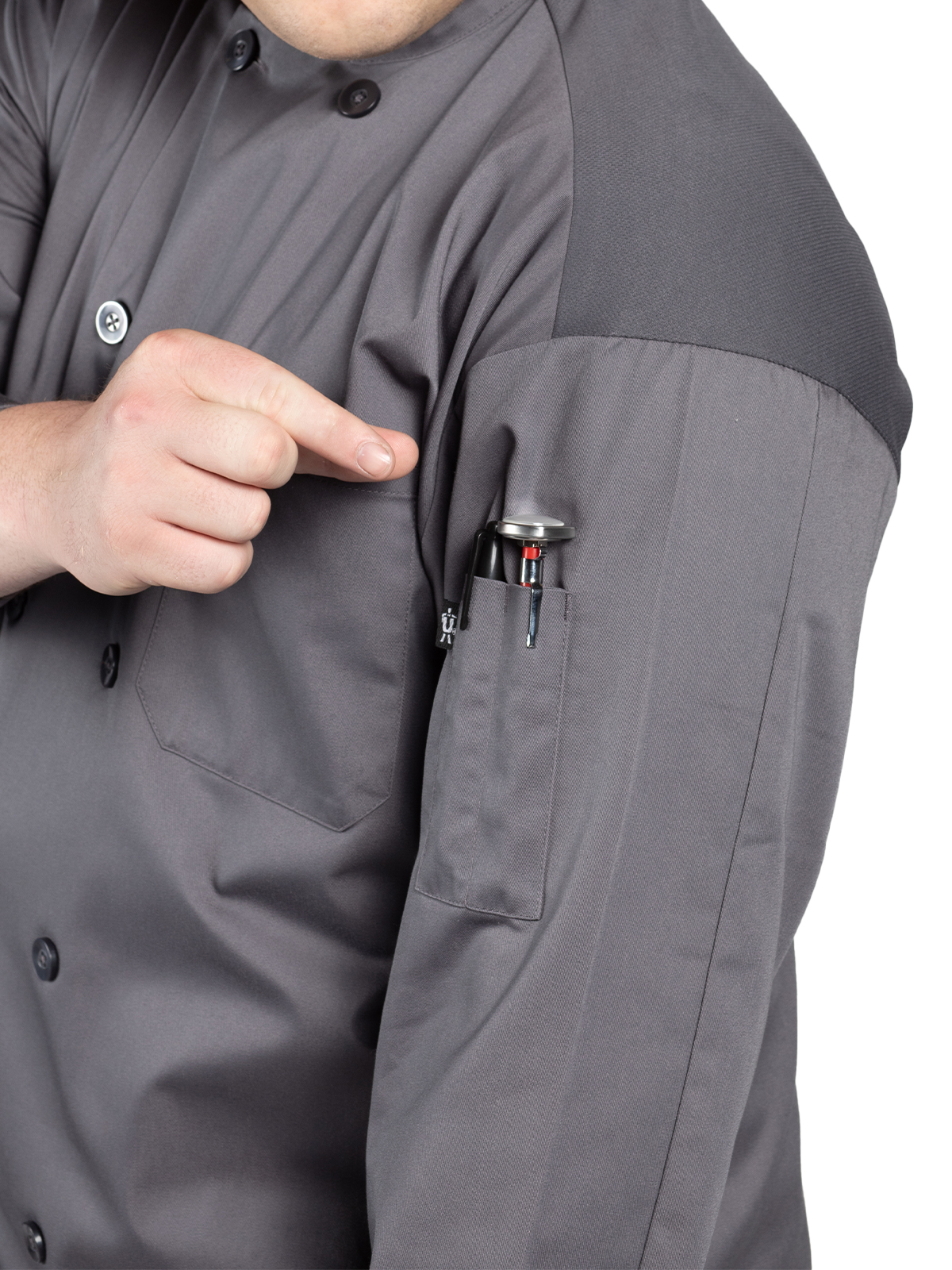 Uncommon Chef - Unisex Reinforced Bar Tacking Chef Coat 9