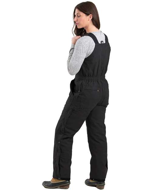 Women's Softstone Duck Insulated Bib Overall - WB515 4