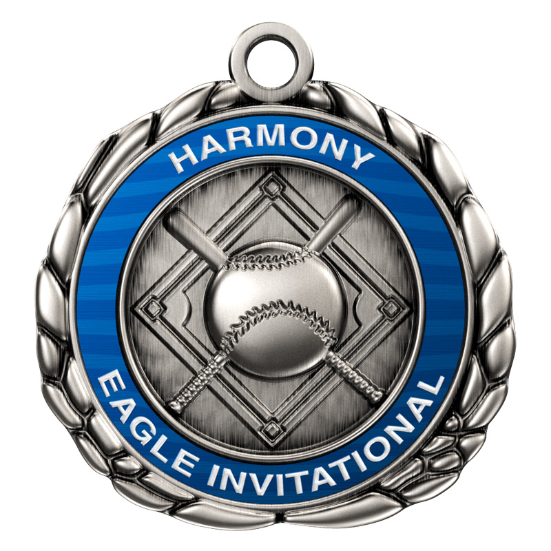 Express Vibraprint™ Baseball Quali-Craft Medallion (2-1/2") 3
