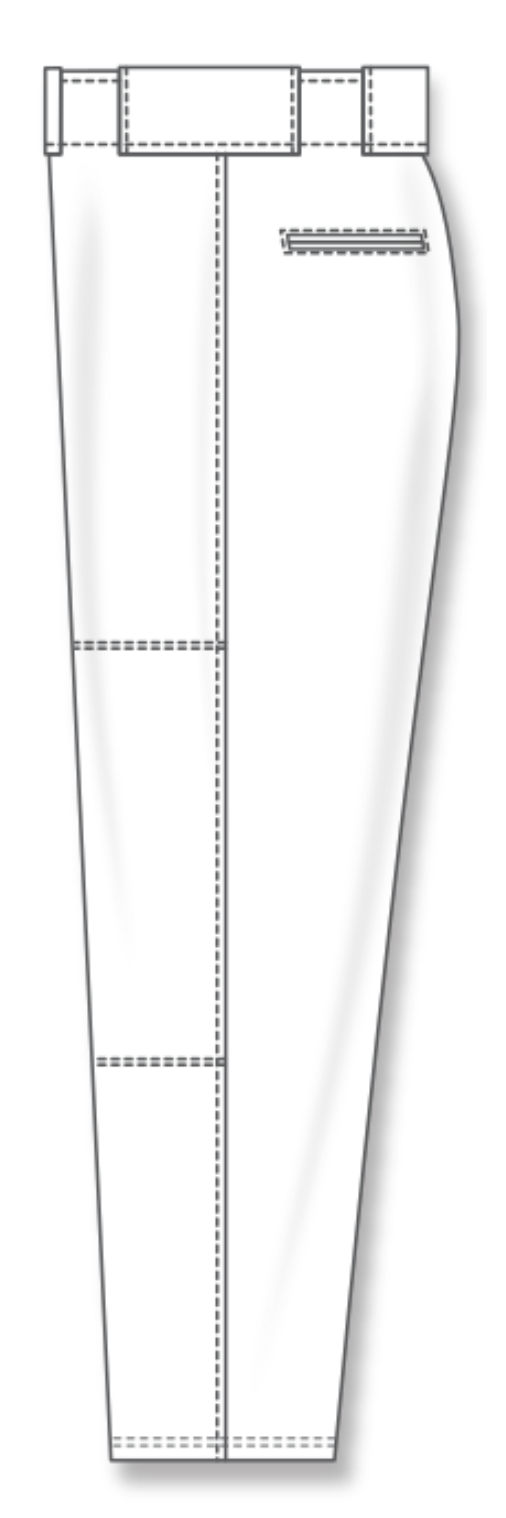 Pro Baseball Pants BA1390-G01 12