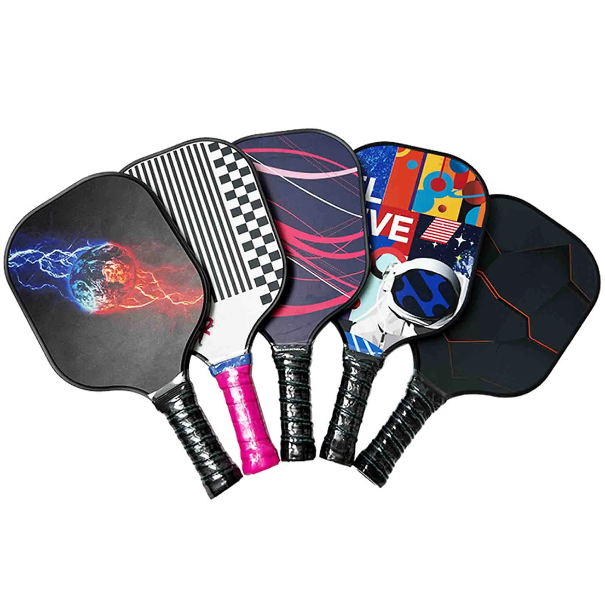 Fiberglass Pickleball Rackets Paddles -Single 2