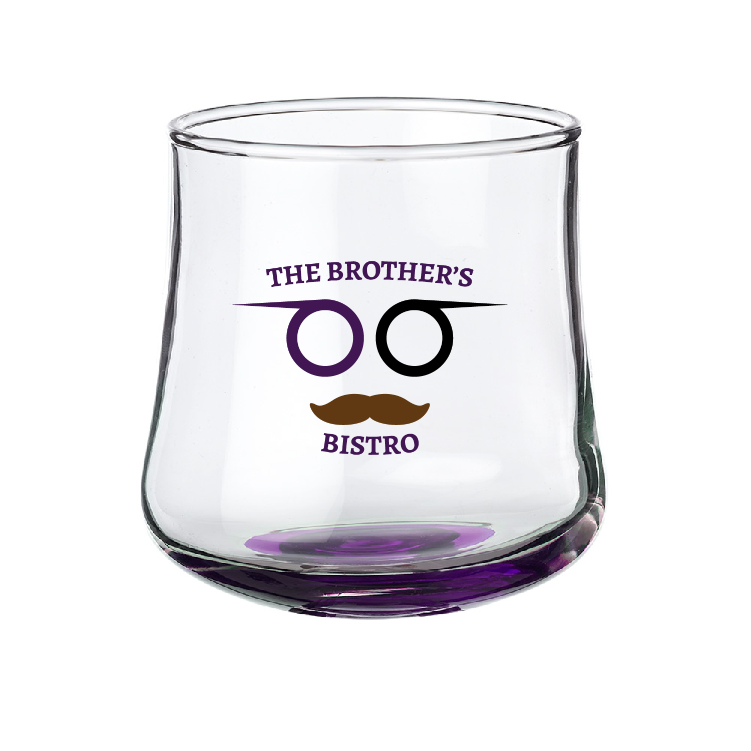 11 oz. Belle Stemless Glasses (Full Color Imprint) 2