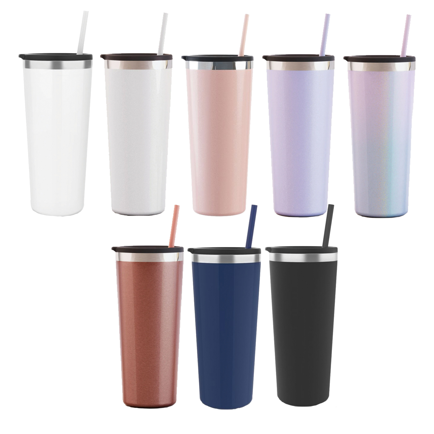 22 Oz. Maars Glitter Moonrock Roadie Tumbler w/Straw 2