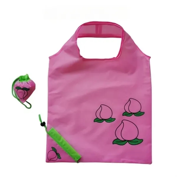 Reusable Foldable Strawberry Grocery Bags with Handle 3
