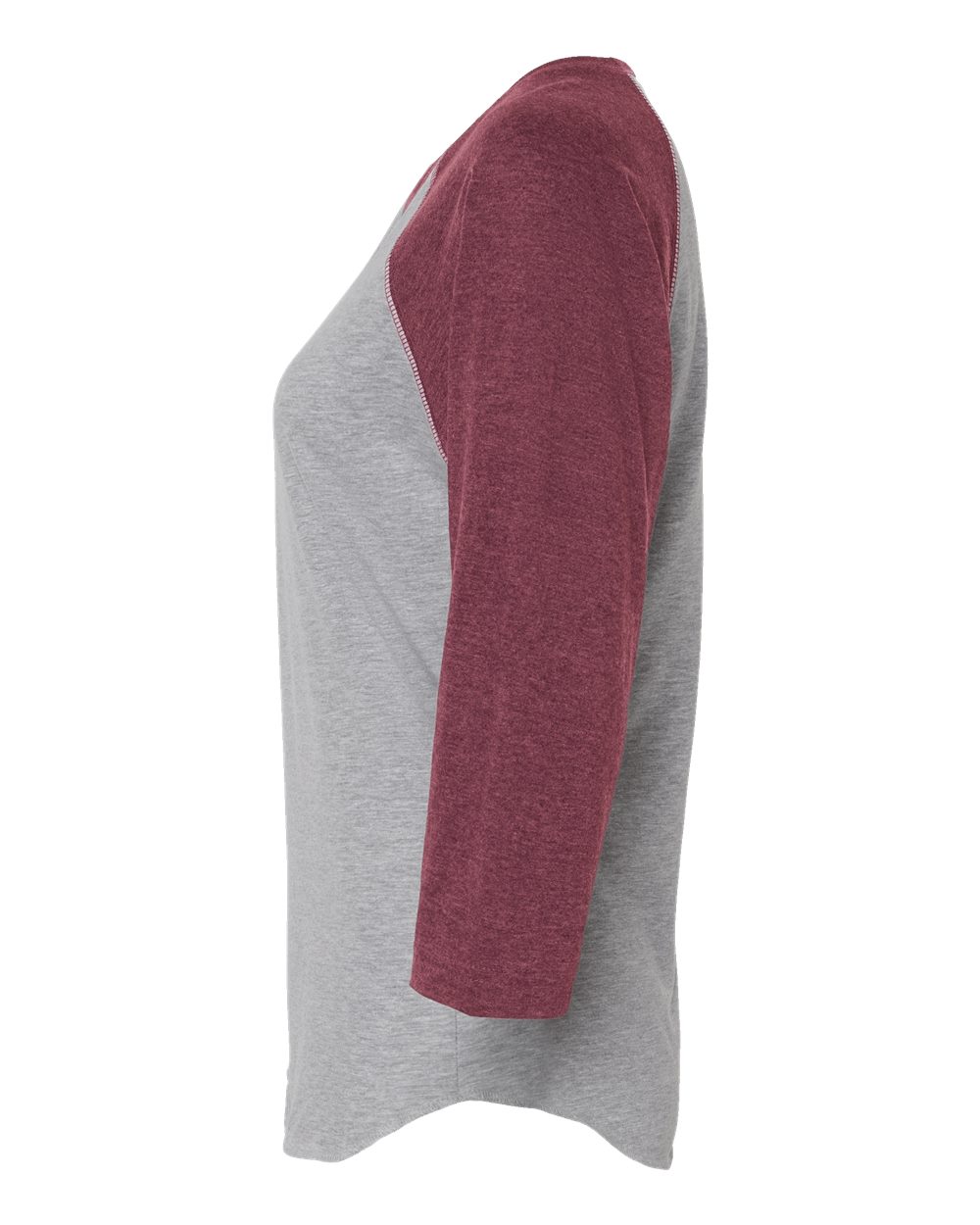 Women's Baseball Fine Jersey Three-Quarter Sleeve Tee - 3530 32