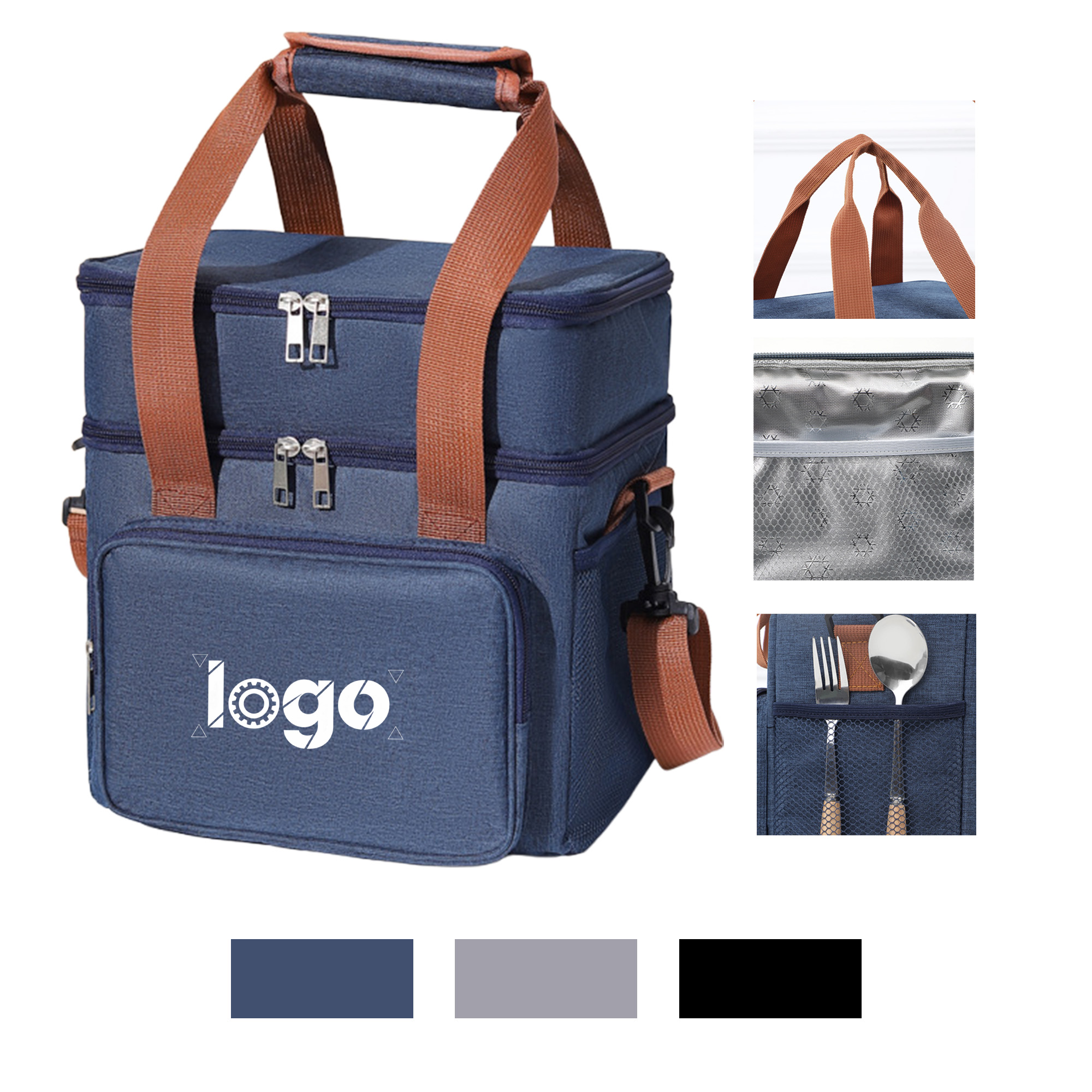Large-Size Portable Insulated Lunch Bag 2
