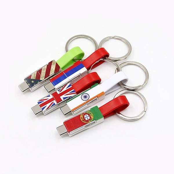 USB Magnetic Key Chain 3 in 1 Data Cable 2
