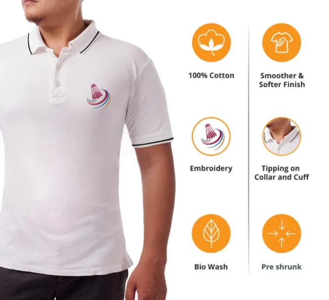 Custom Polo T-Shirt - Embroidered 2