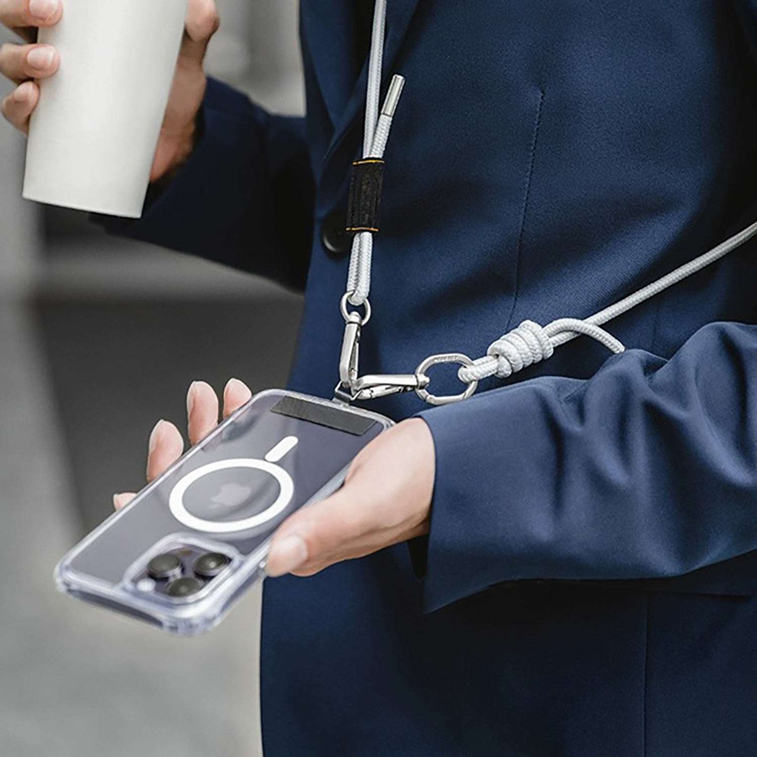 Minimalist Adjustable Woven Lanyard 4