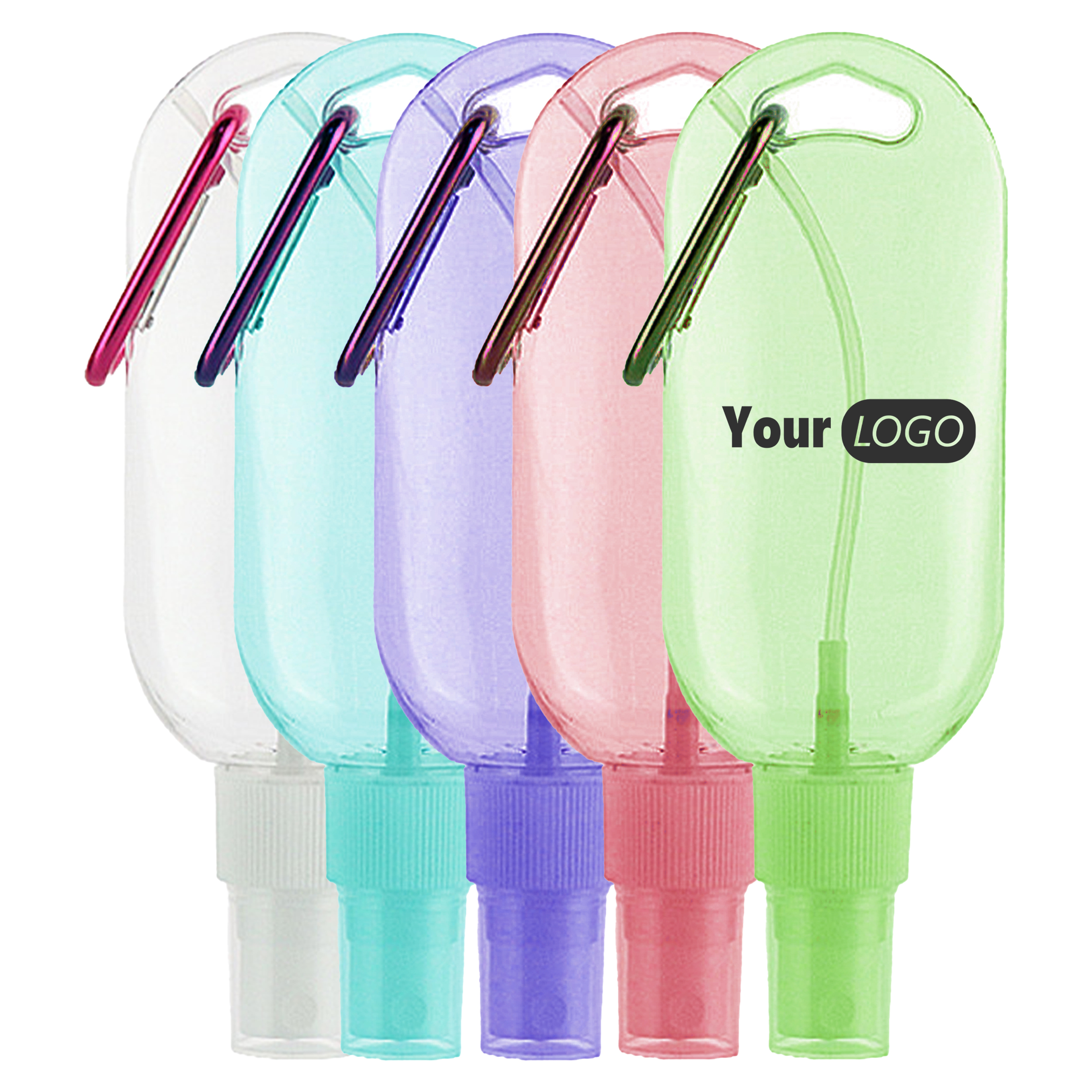 Plastic Compact And Customizable Portable Hand Sanitizer Bottle 1