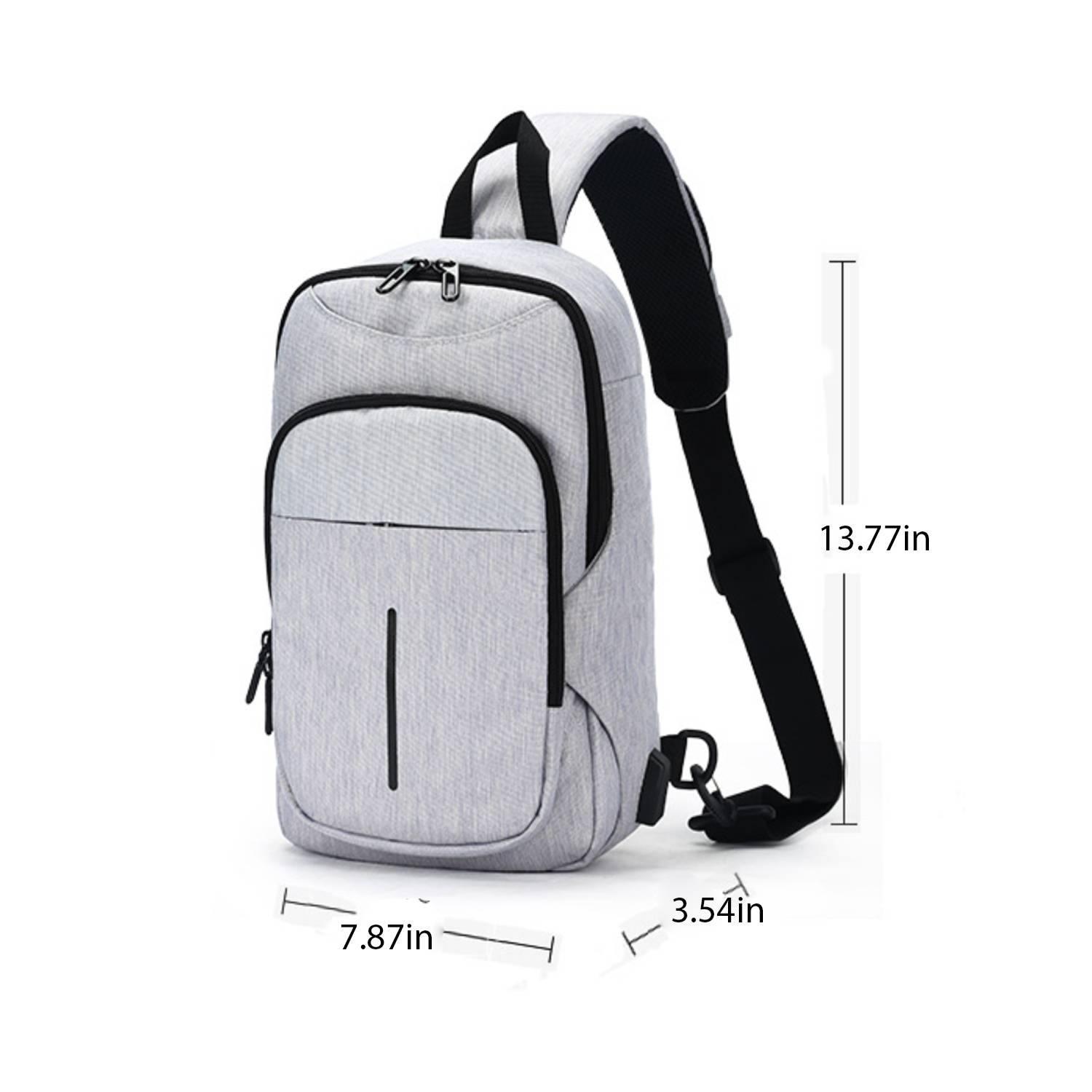 Oxford Men's Diagonal Chest Bag 5
