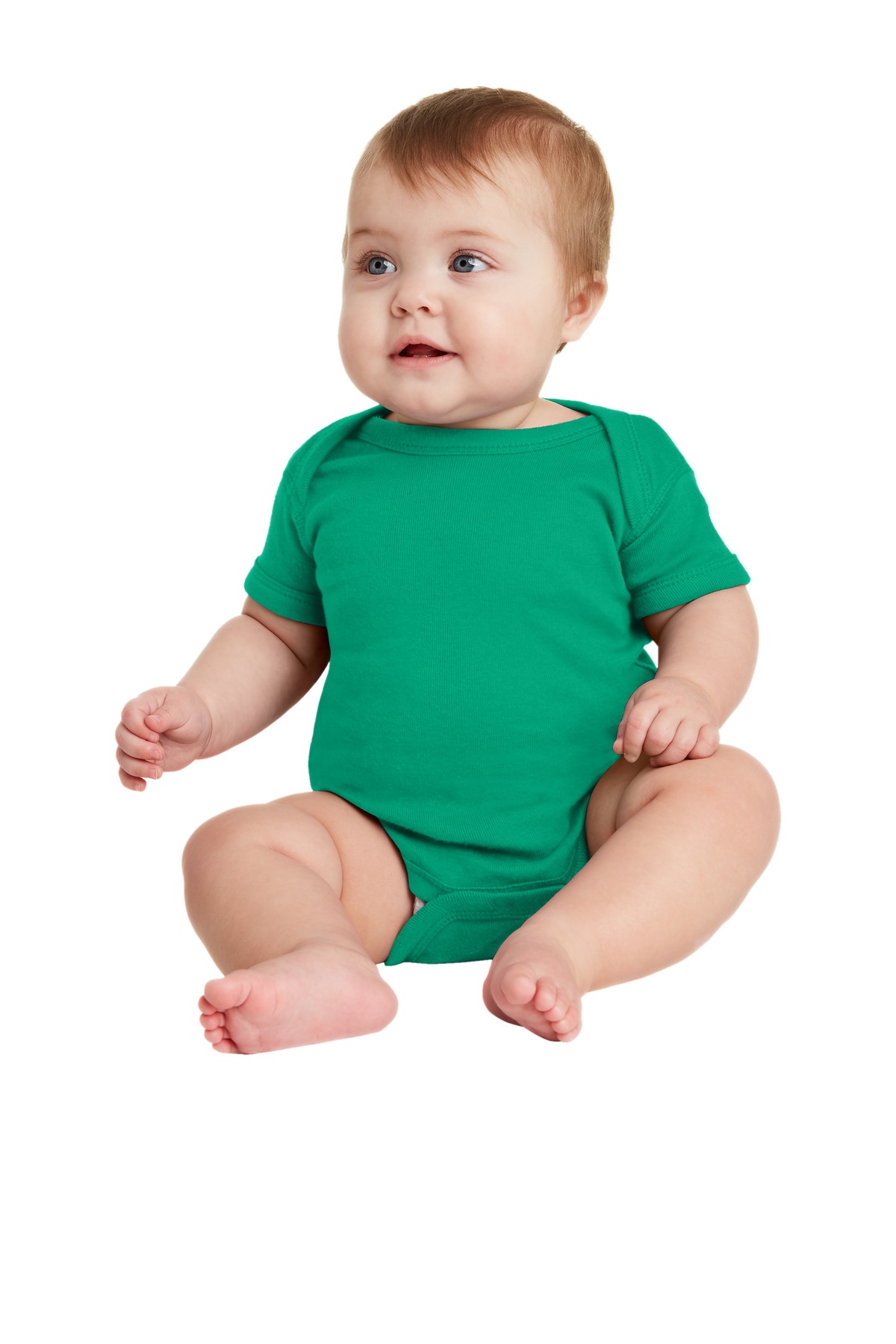 Rabbit Skins Infant Short Sleeve Baby Rib Bodysuit. RS4400 67