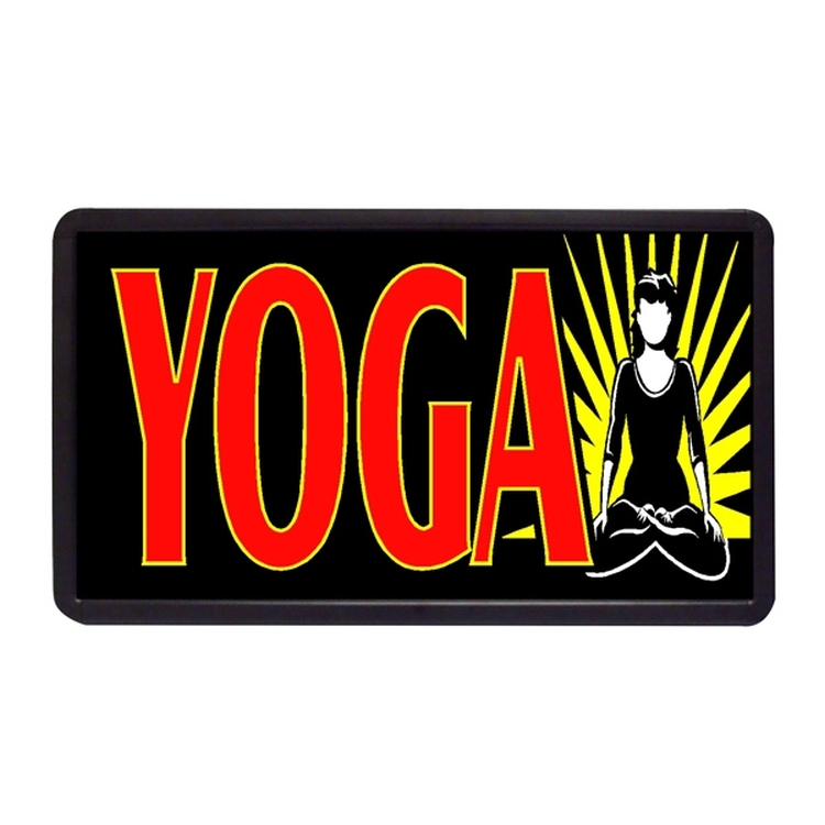 Yoga 13" x 24" Simulated Neon Sign