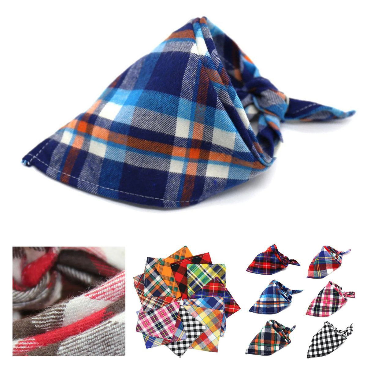 Adjustable Cotton Bandana for Dogs and Puppies 20