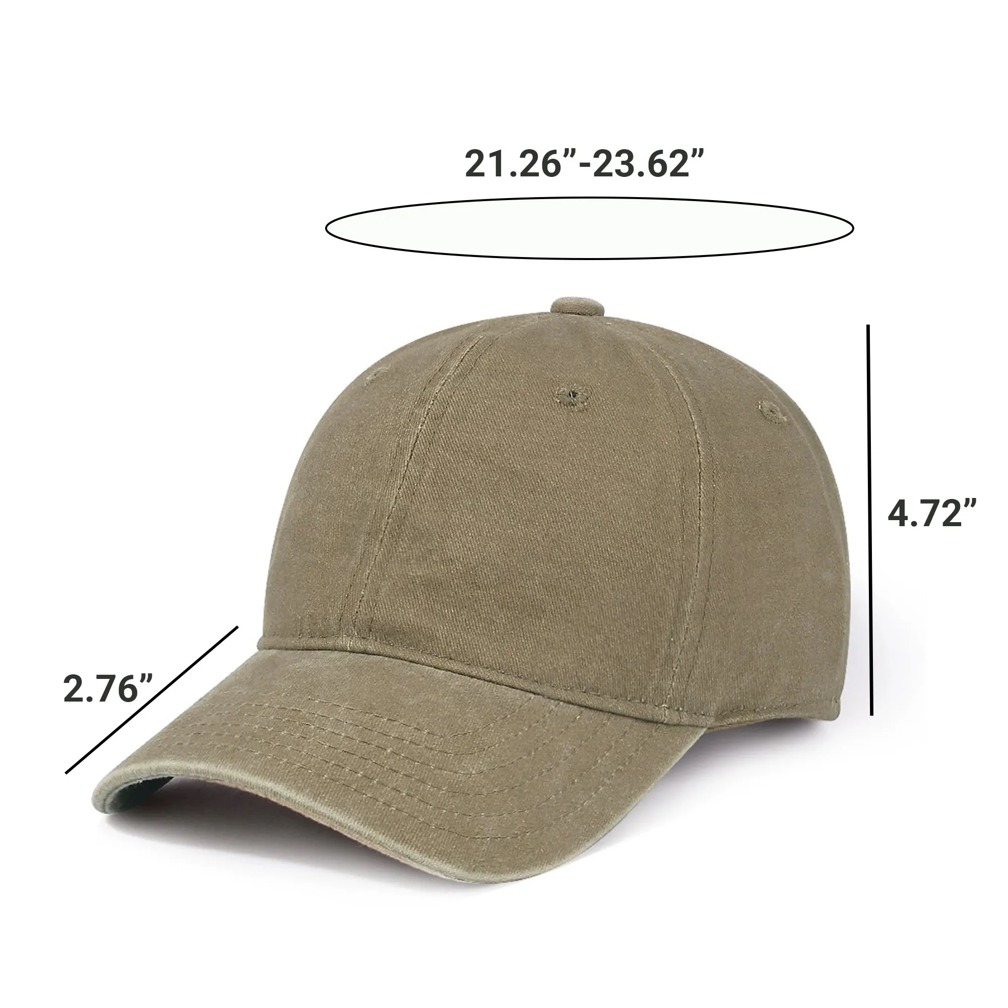 Retro Washed Cotton Baseball Cap for Men and Women 4