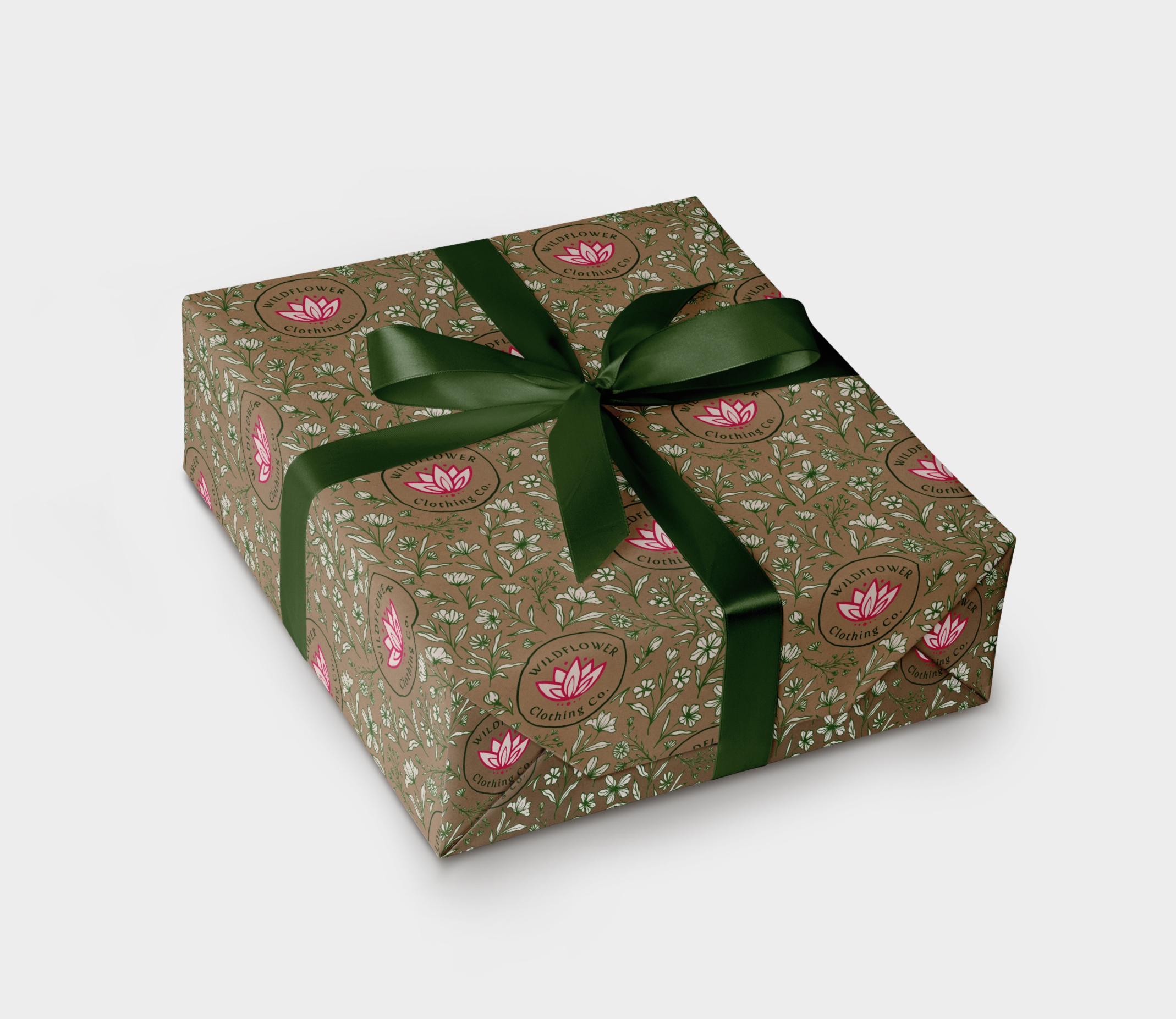 Full Color Custom Natural Wrapping Paper 25' Roll 4