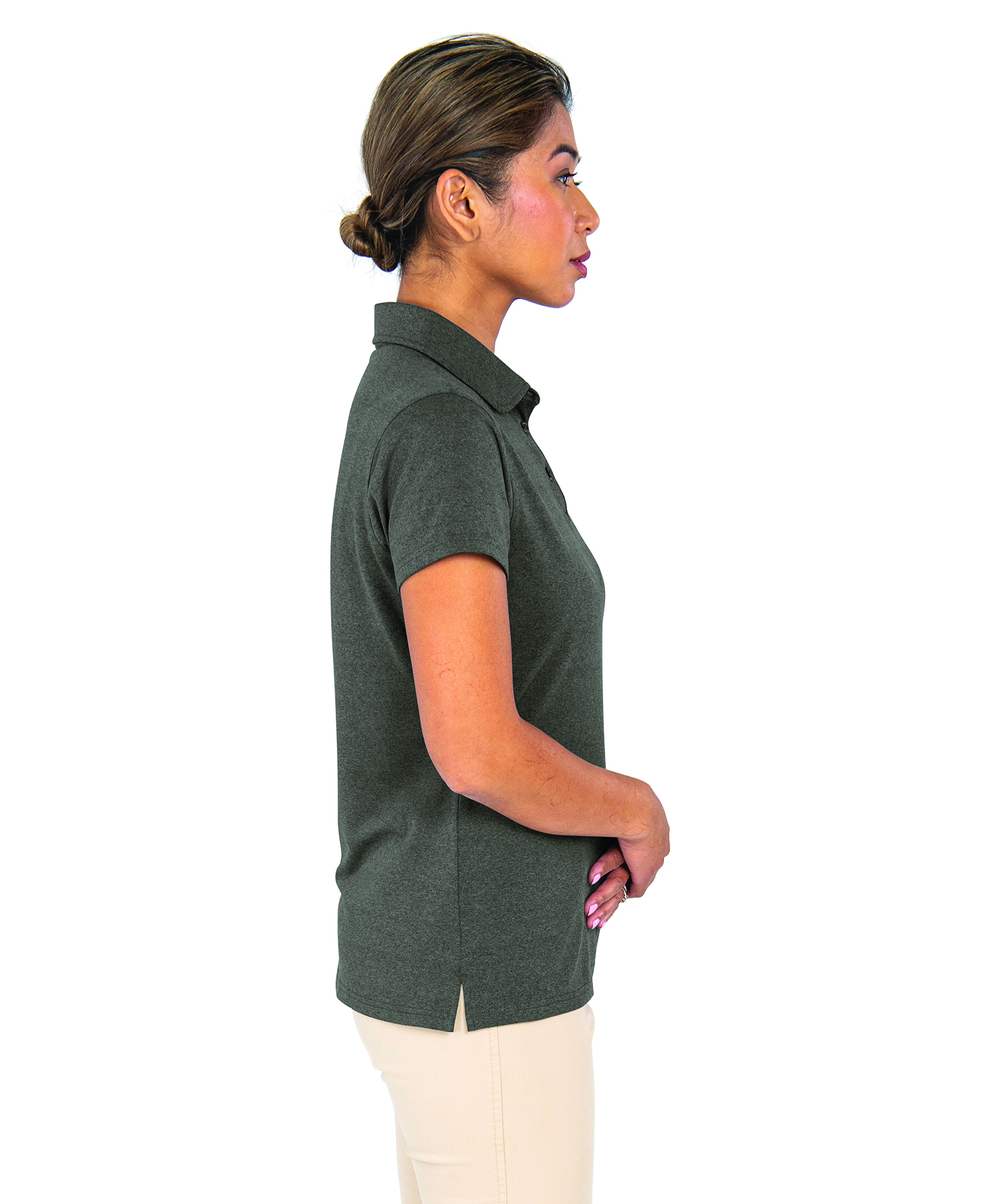 Women's Heathered Eco-Logic Stretch Polo