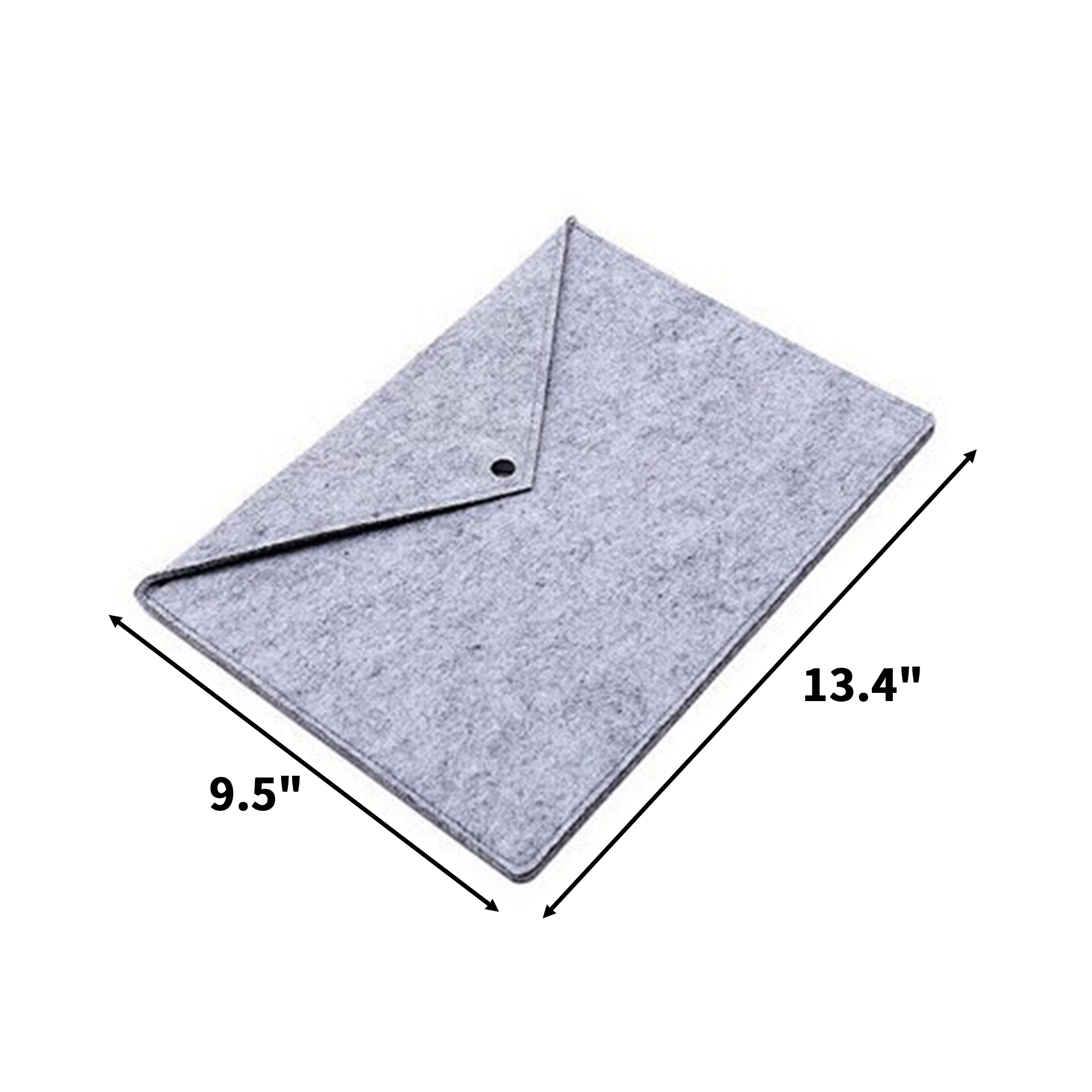 Felt Document Envelope 13.4" x 9.5" With Snap 3