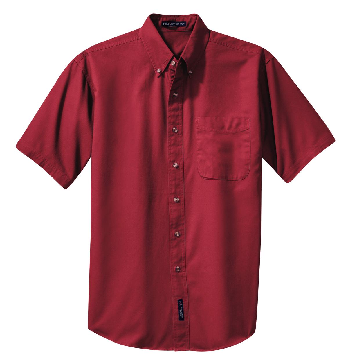 Port Authority Short Sleeve Twill Shirt. S500T