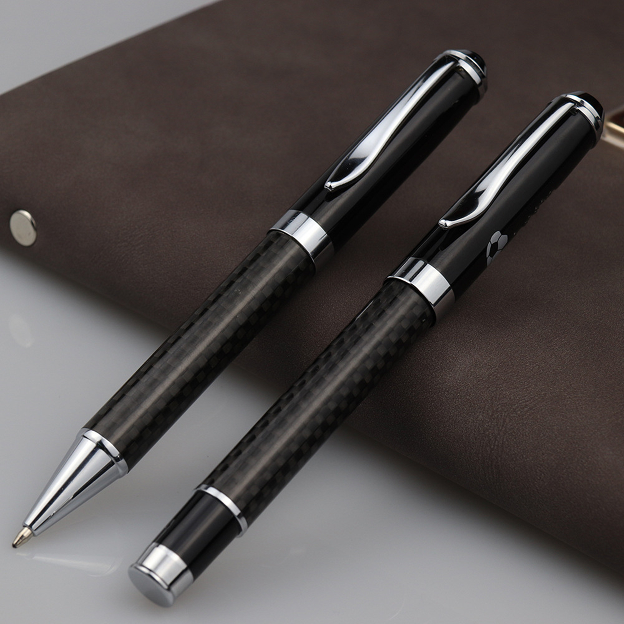 Luxury Carbon Fibre Ballpoint Pen 3