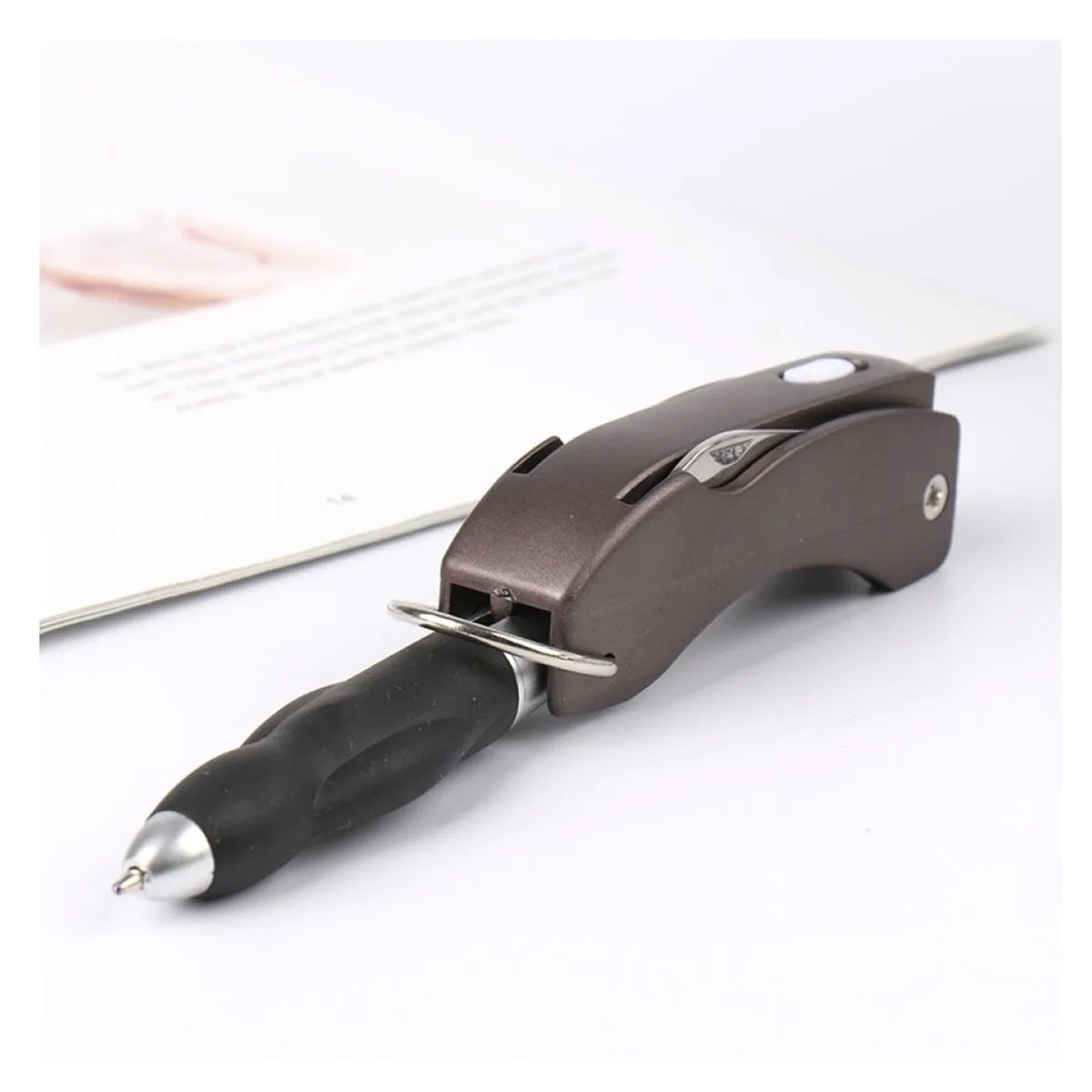Multi Functional LED Foldable Ball Pen with keychain 7