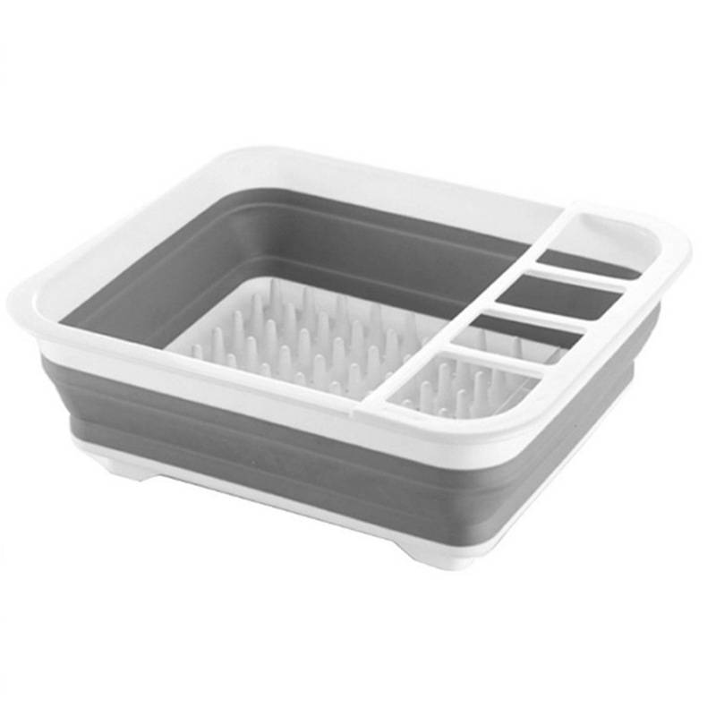 Plastic Foldable Dish Drainer Rack 5