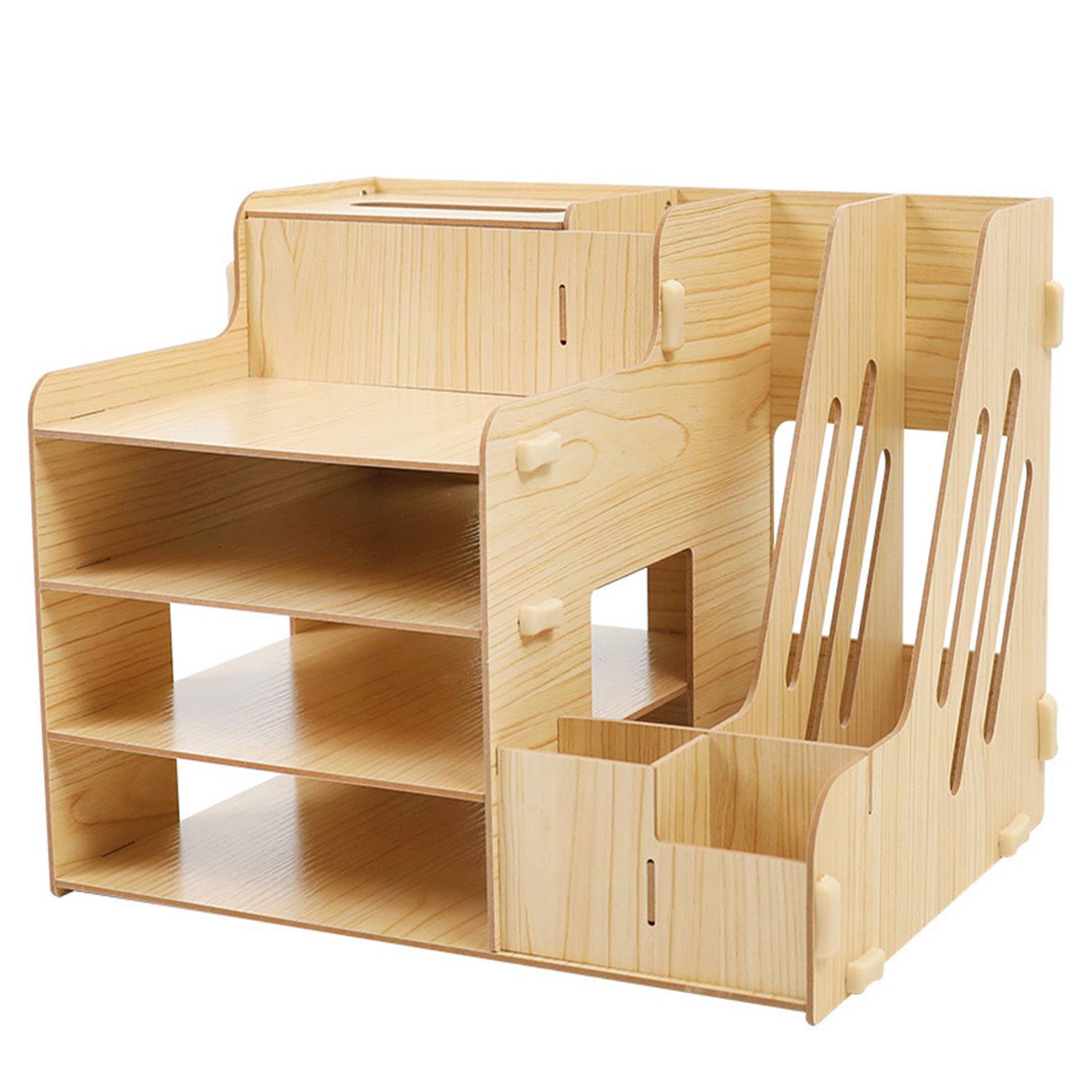 DIY Desk Tidy Storage Box with Drawer Pen Holder 5