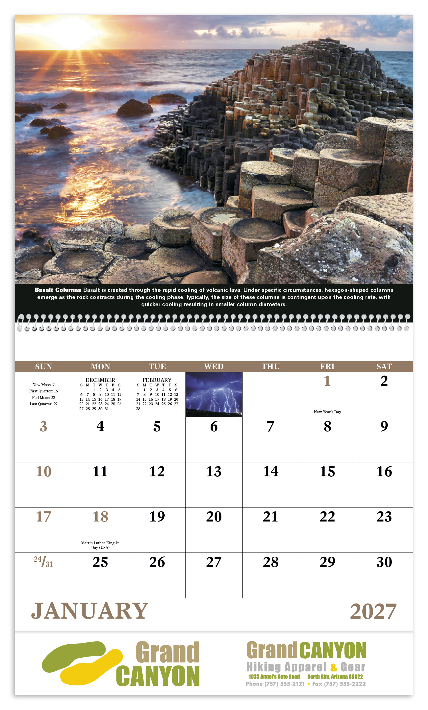 Good Value™ The Power of Nature - Spiral Calendar 27