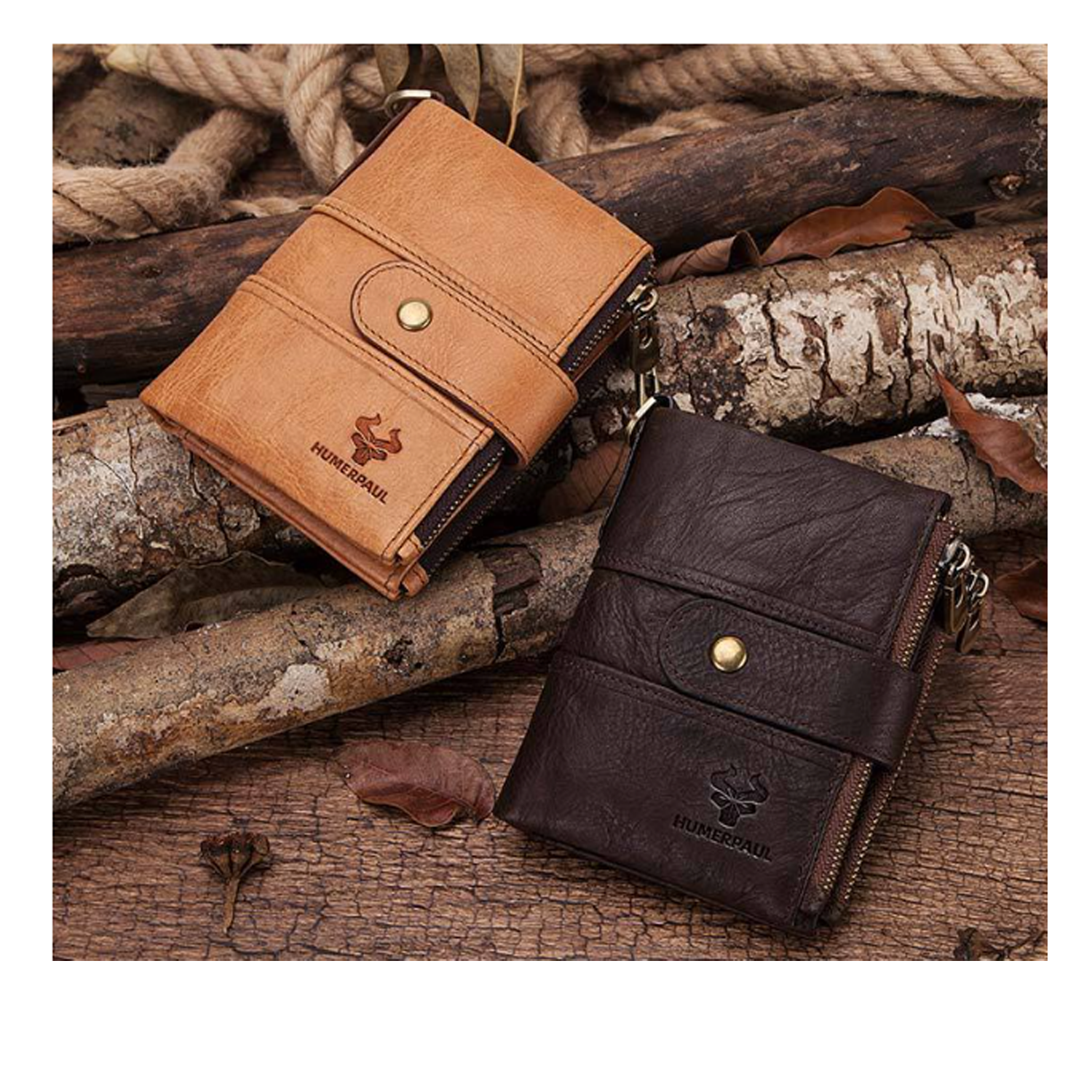 Multifunction Retro Genuine Leather Wallet 4