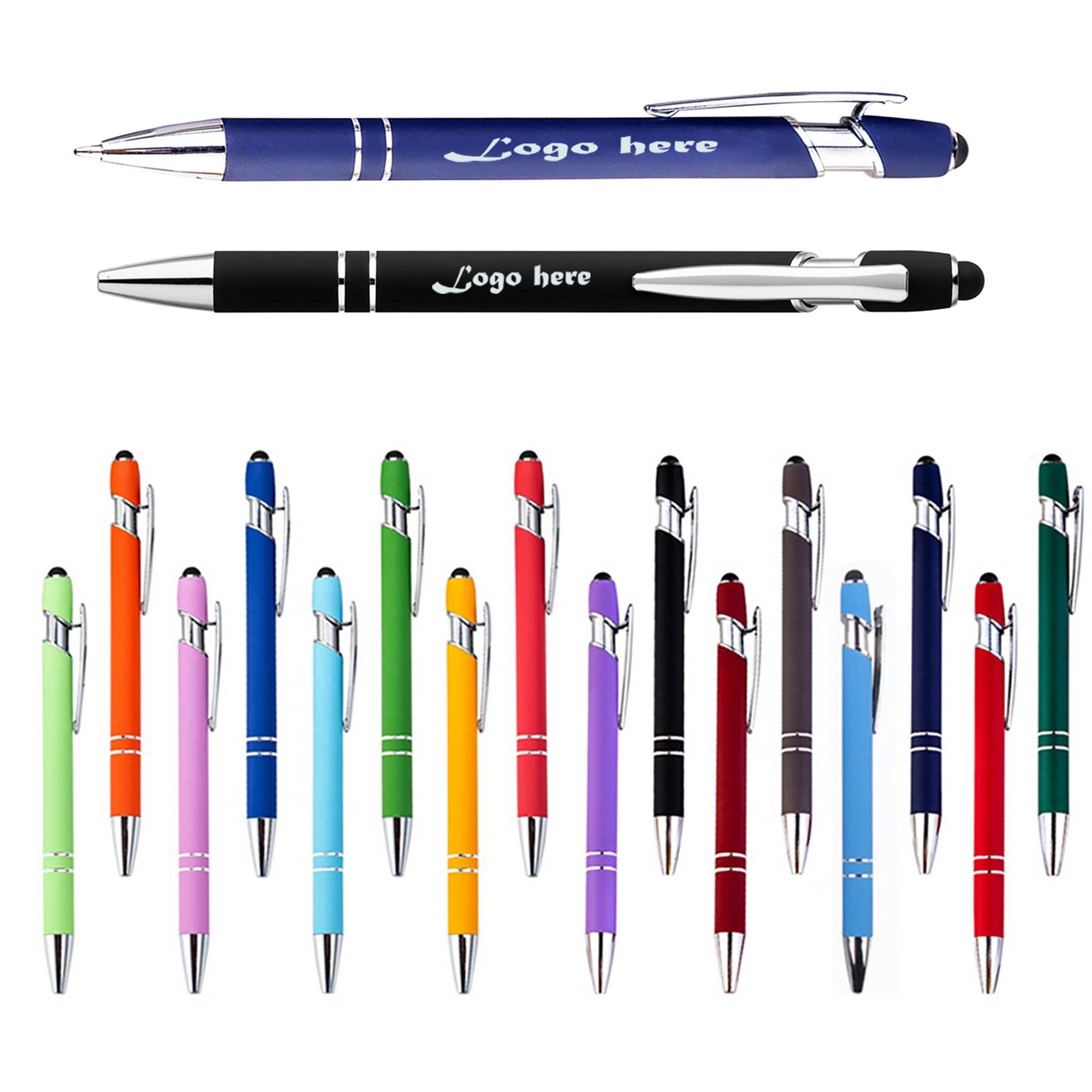 Laser Engraved Ballpoint Pen W/Stylus 1
