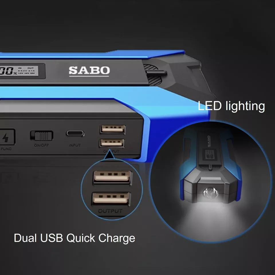 High Quality Car Battery Starting Power Supply 12V 12000mAh 3