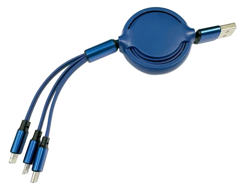 4 Ft. Retractable 3 in 1 Charging Cable 4