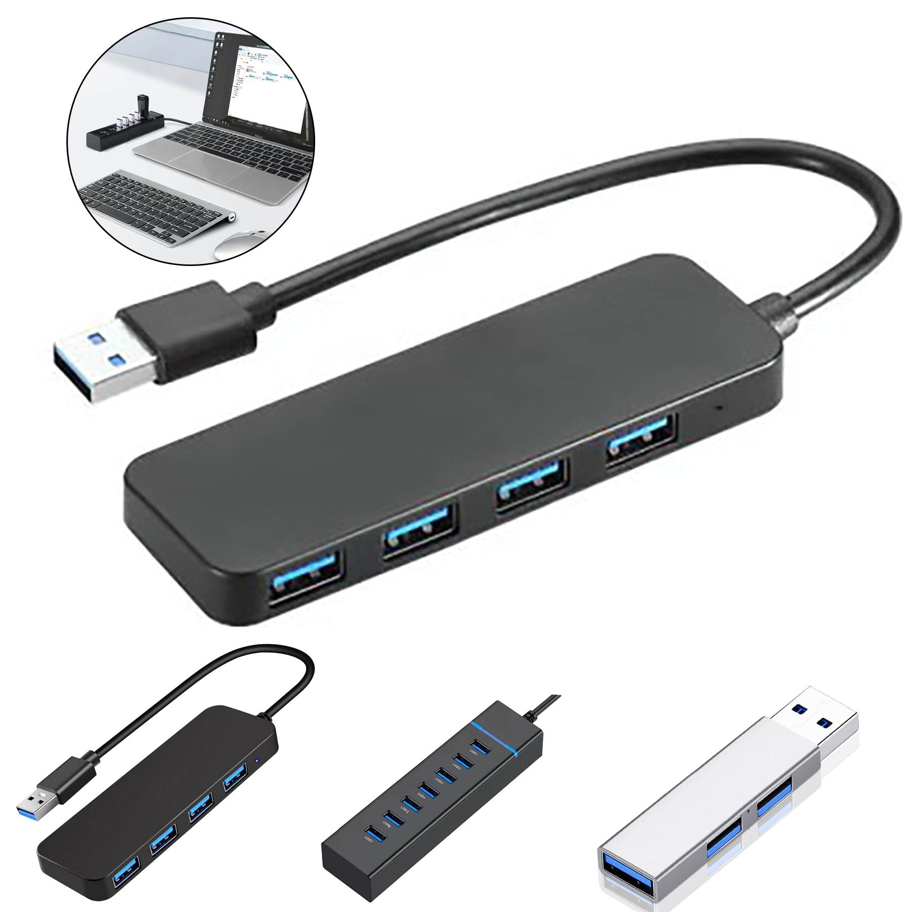 4-Port USB 3.0 Hub 1
