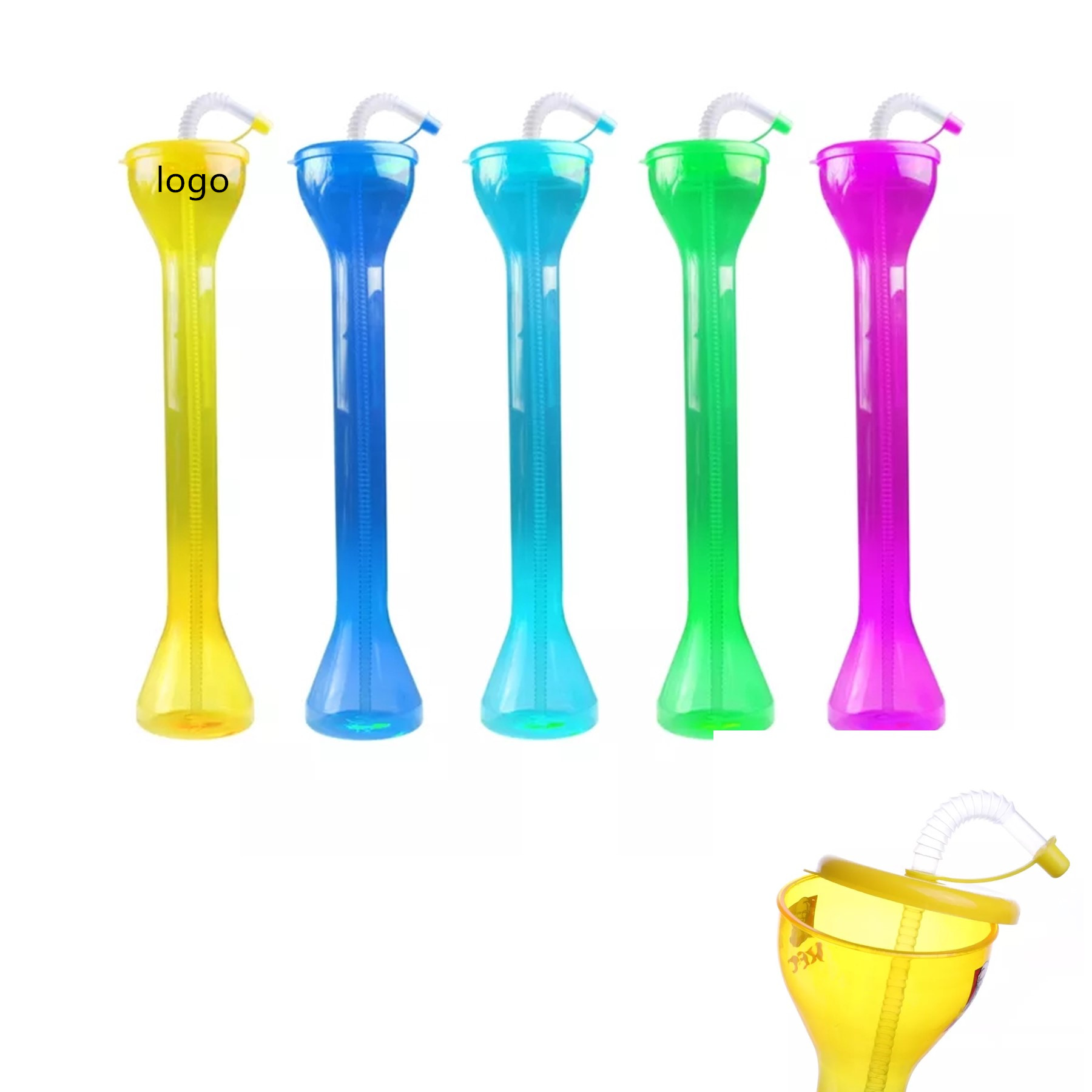 21 oz Yard Cups Party for Margaritas Cold Drinks 1