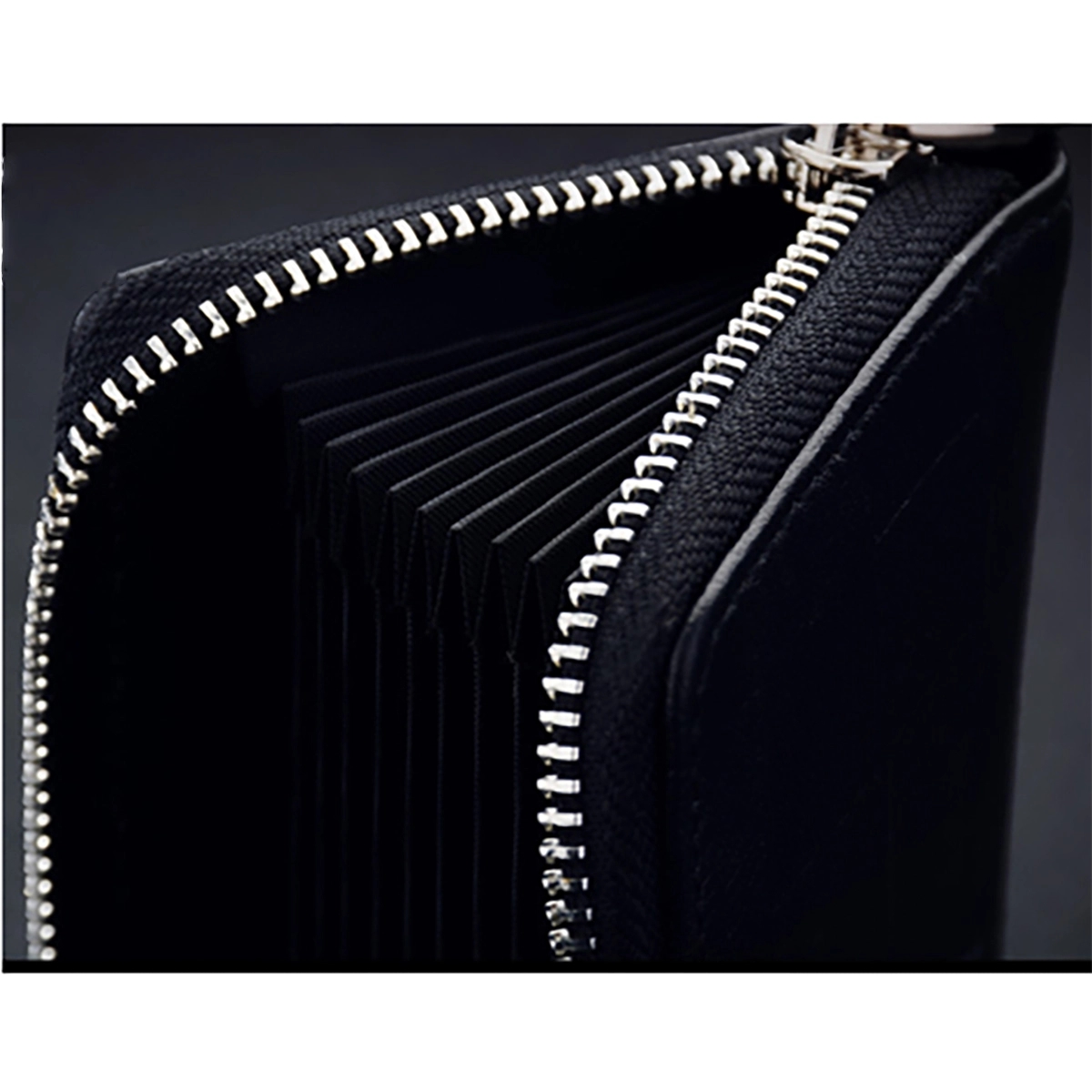 Zipper Card Cases Holder For Men Women 1