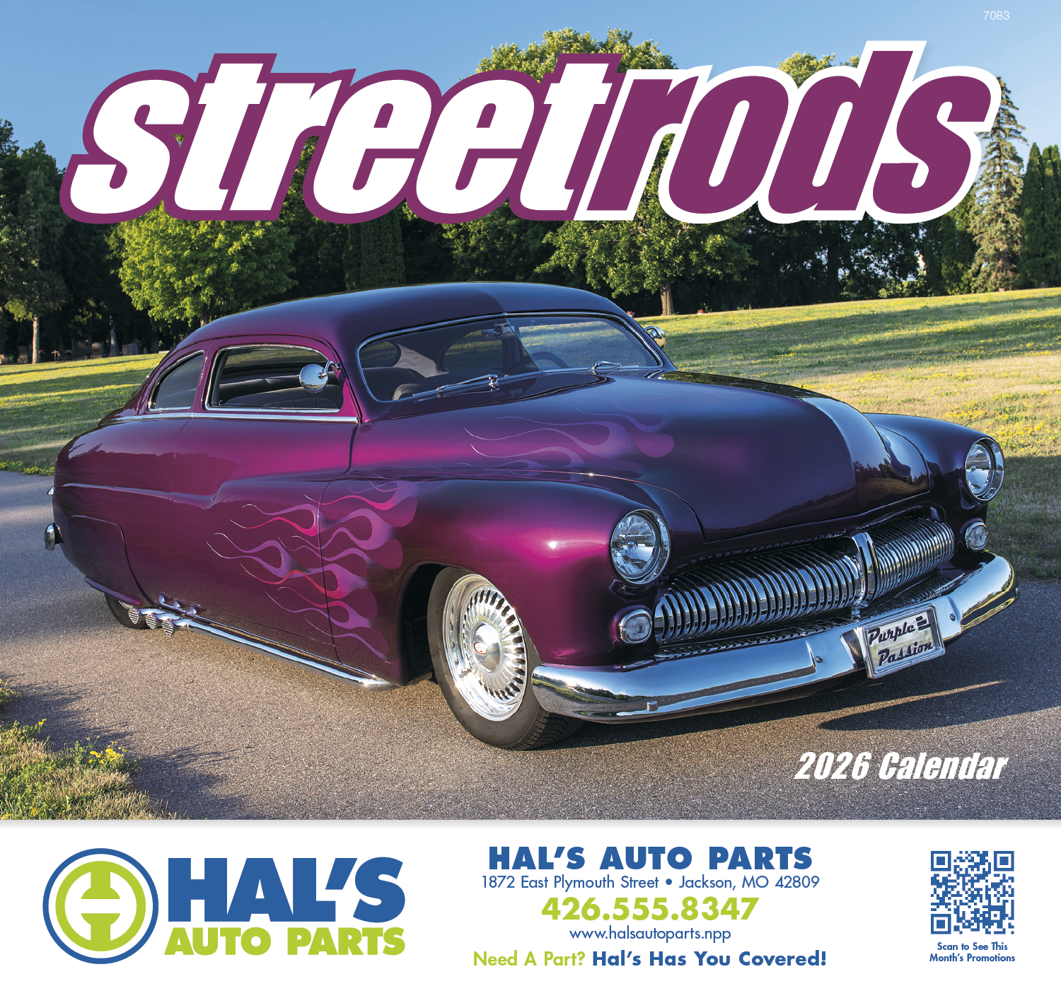 Good Value™ Street Rods - Stapled Calendar 46