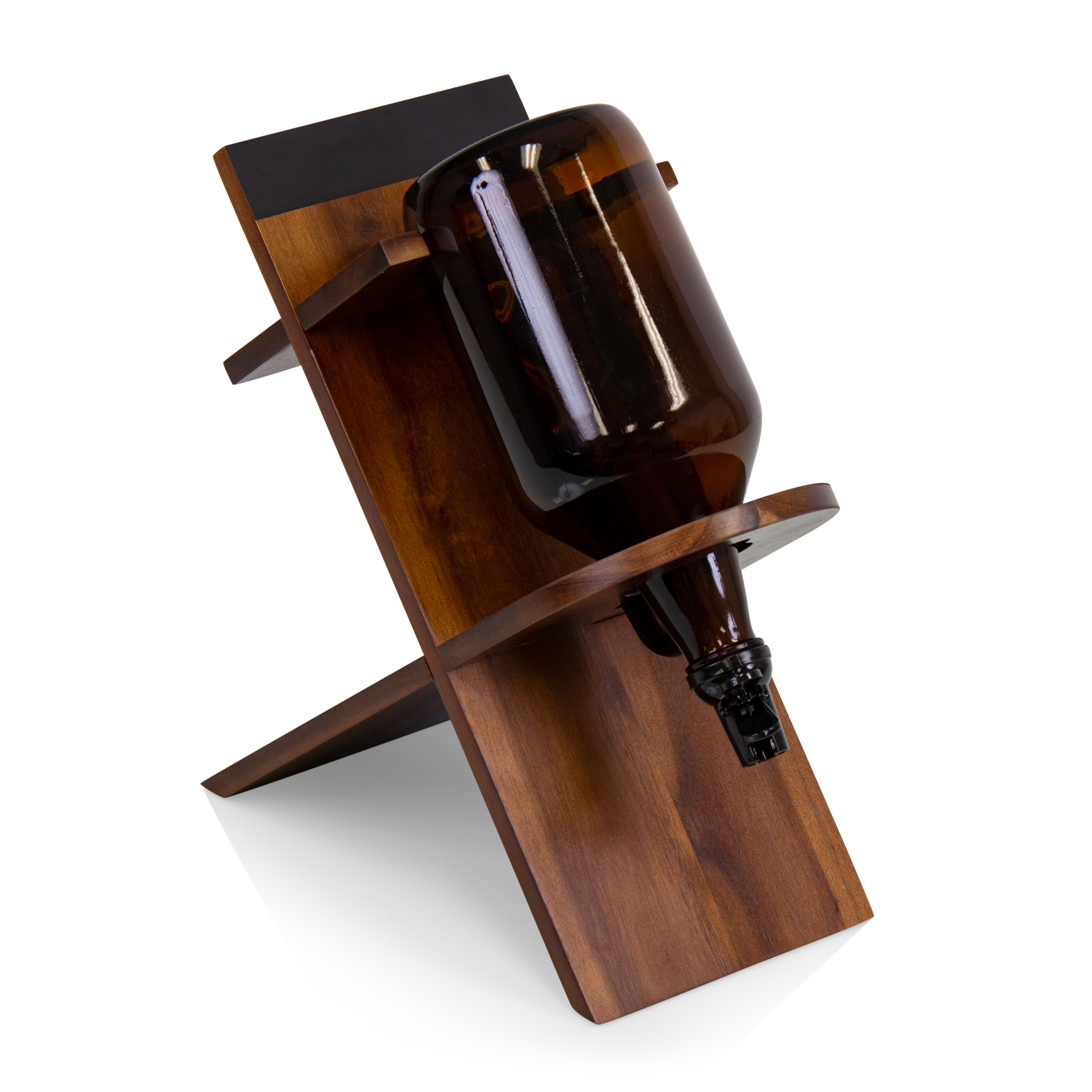Growler Stand with 64oz Glass Growler 2