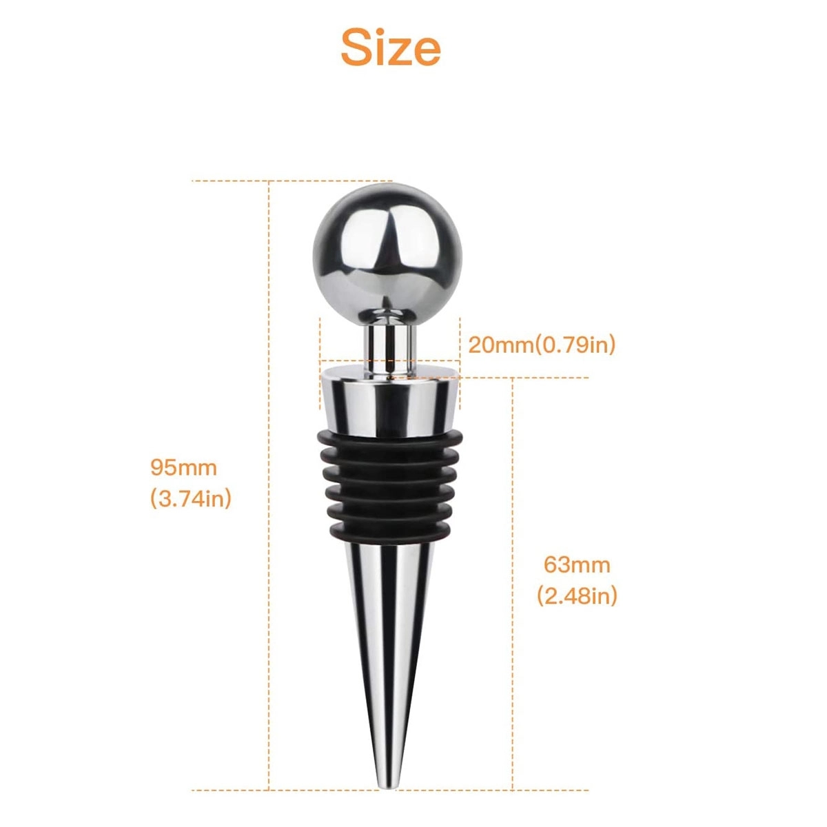 Stainless Steel Bottle Stoppers 4