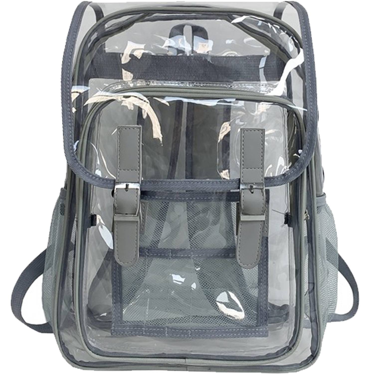 Waterproof PVC Clear Flip Top Backpack 2