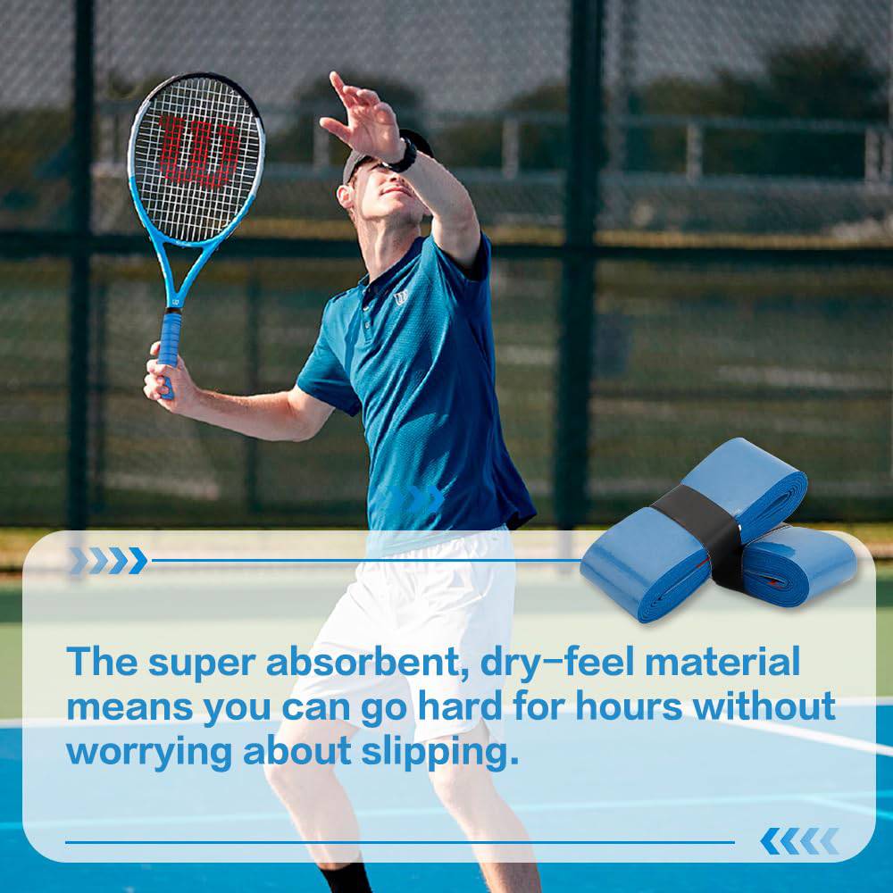 Flat Laminated Adhesive Badminton Tennis Racket Hand Strap 4