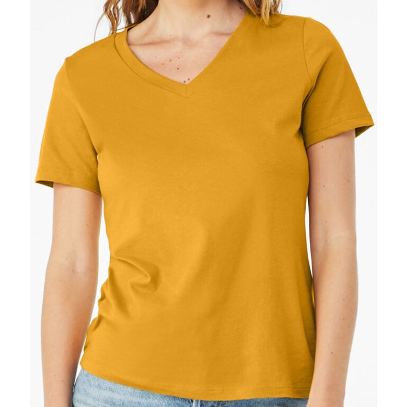 Bella Missys Relaxed Jersey Short-Sleeve V-Neck T-Shirt 5