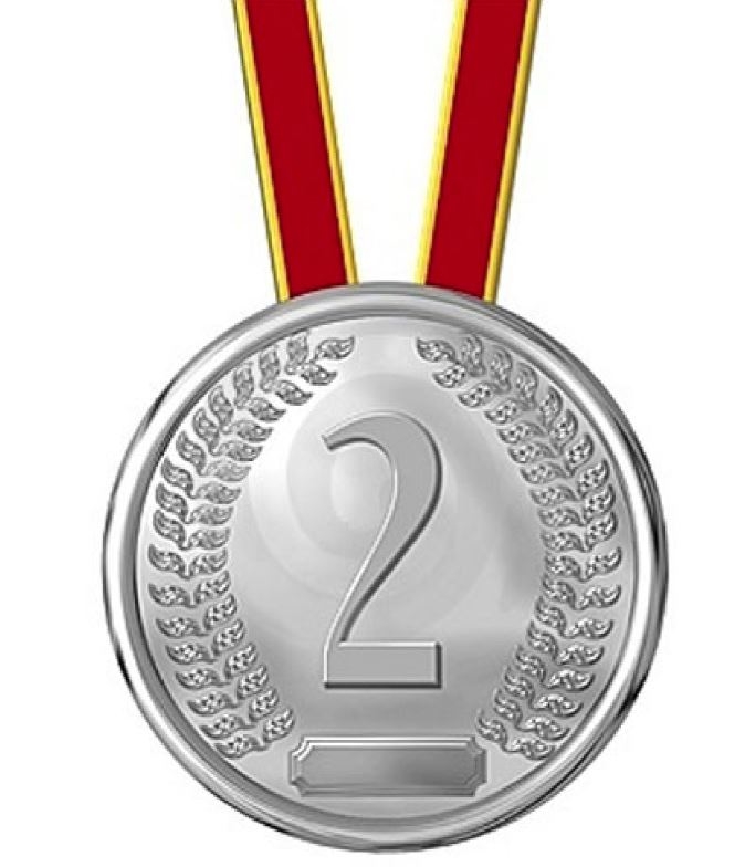 Customized Shiny Silver Plated Solid Iron Medal