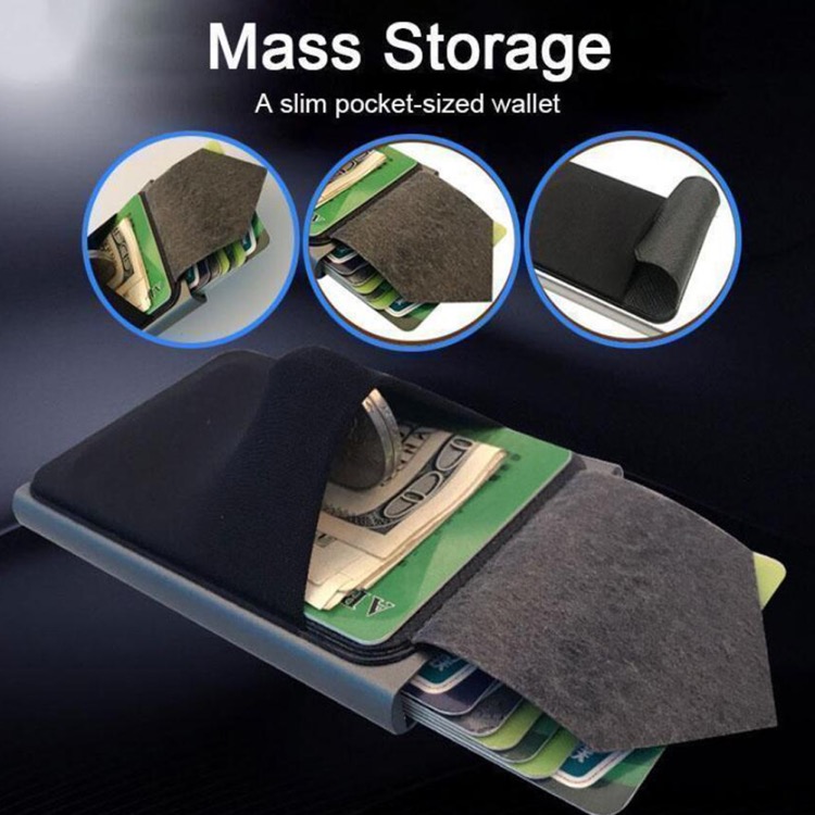RFID Pop Up Wallet Credit Card Holder 4