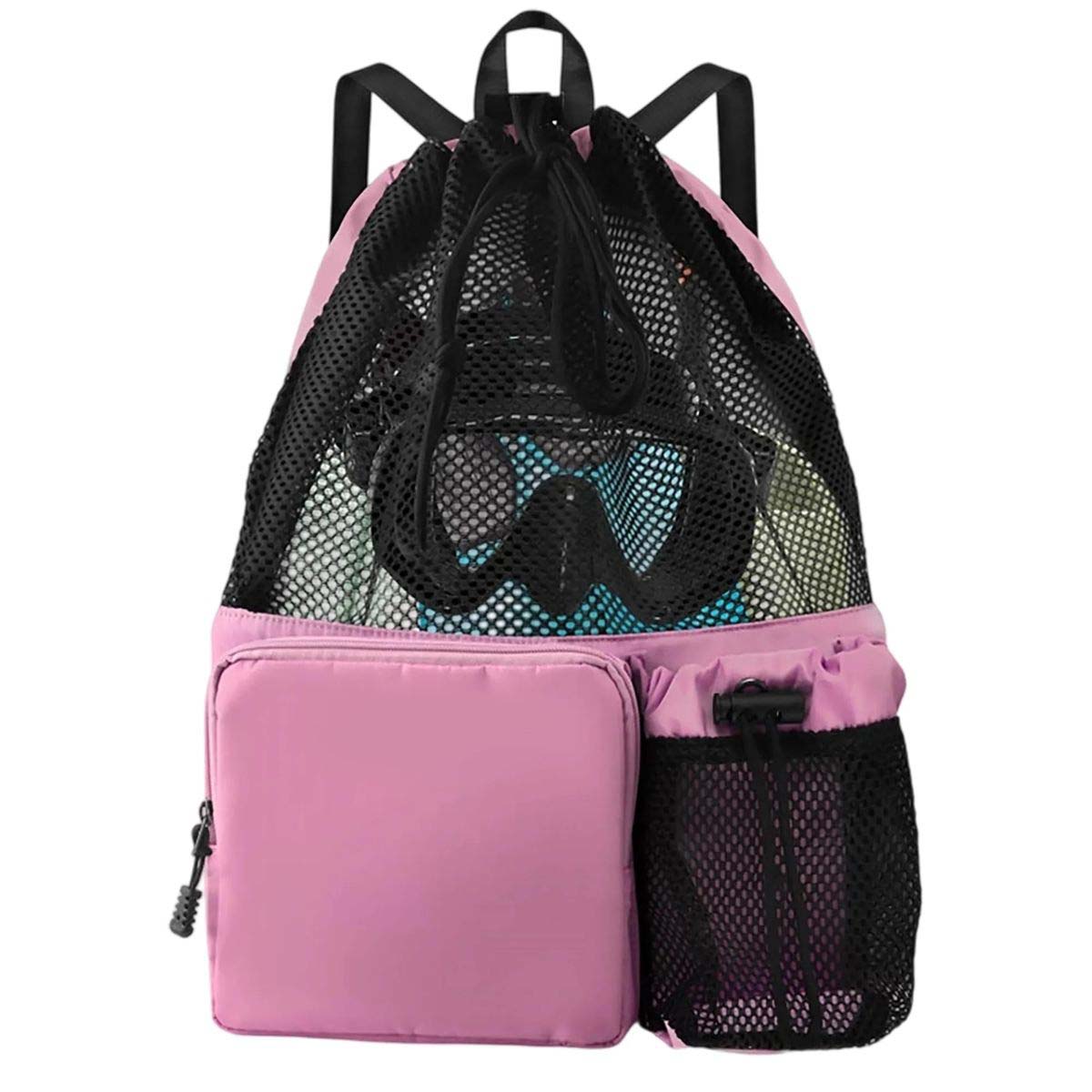 Drawstring Backpack with Wide Shoulder Straps 8