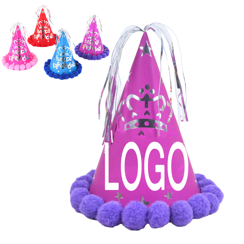 Birthday Party Kids Game Hat & Cake Celebration Decoration 3