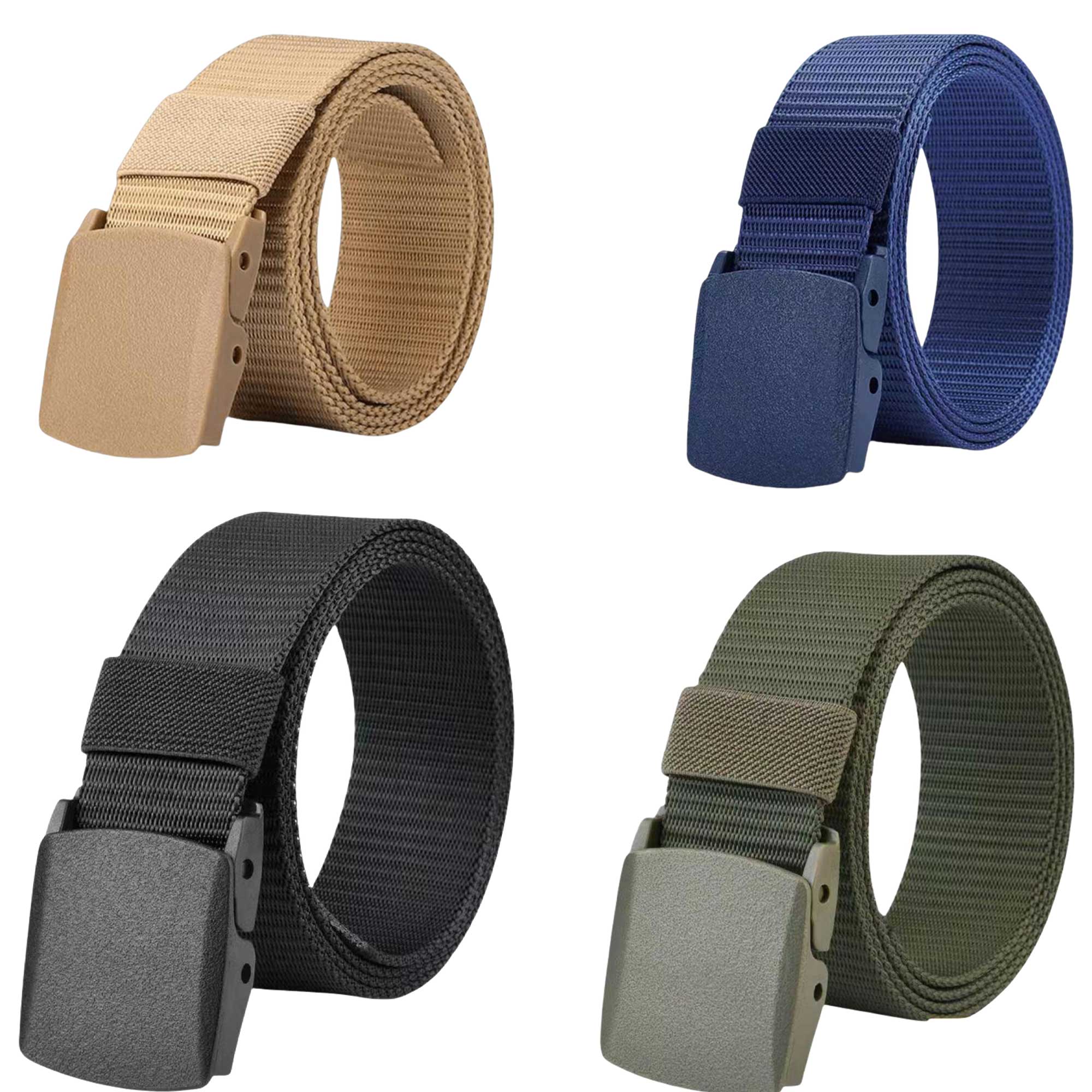Military Canvas Outdoor Metal-free Belt 3
