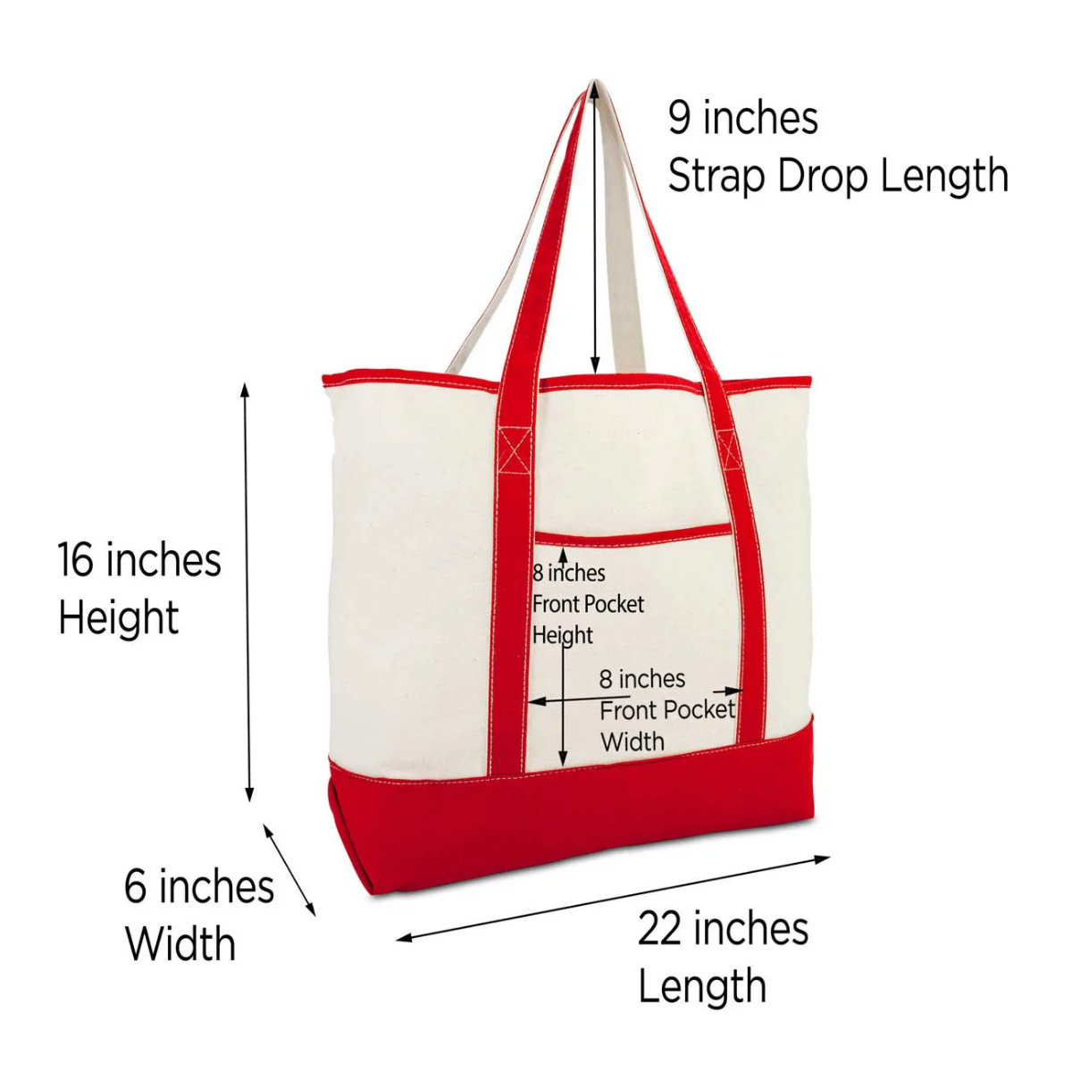 Customizable Canvas Boat Tote Bag with Logo Imprint, custom tote bag with logo imprint 3